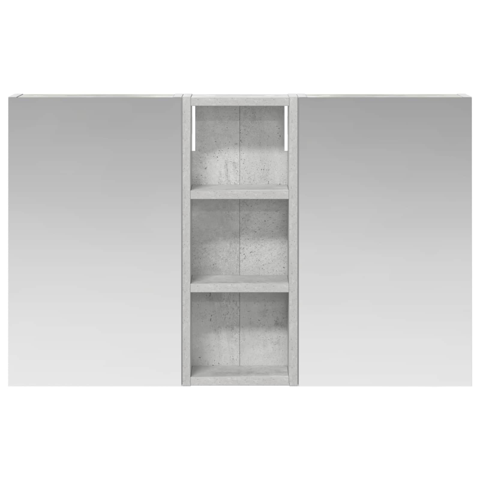 Vannas istabas skapīšu komplekts ar plauktu 3 gab. 80 x 10,5 x 50 cm