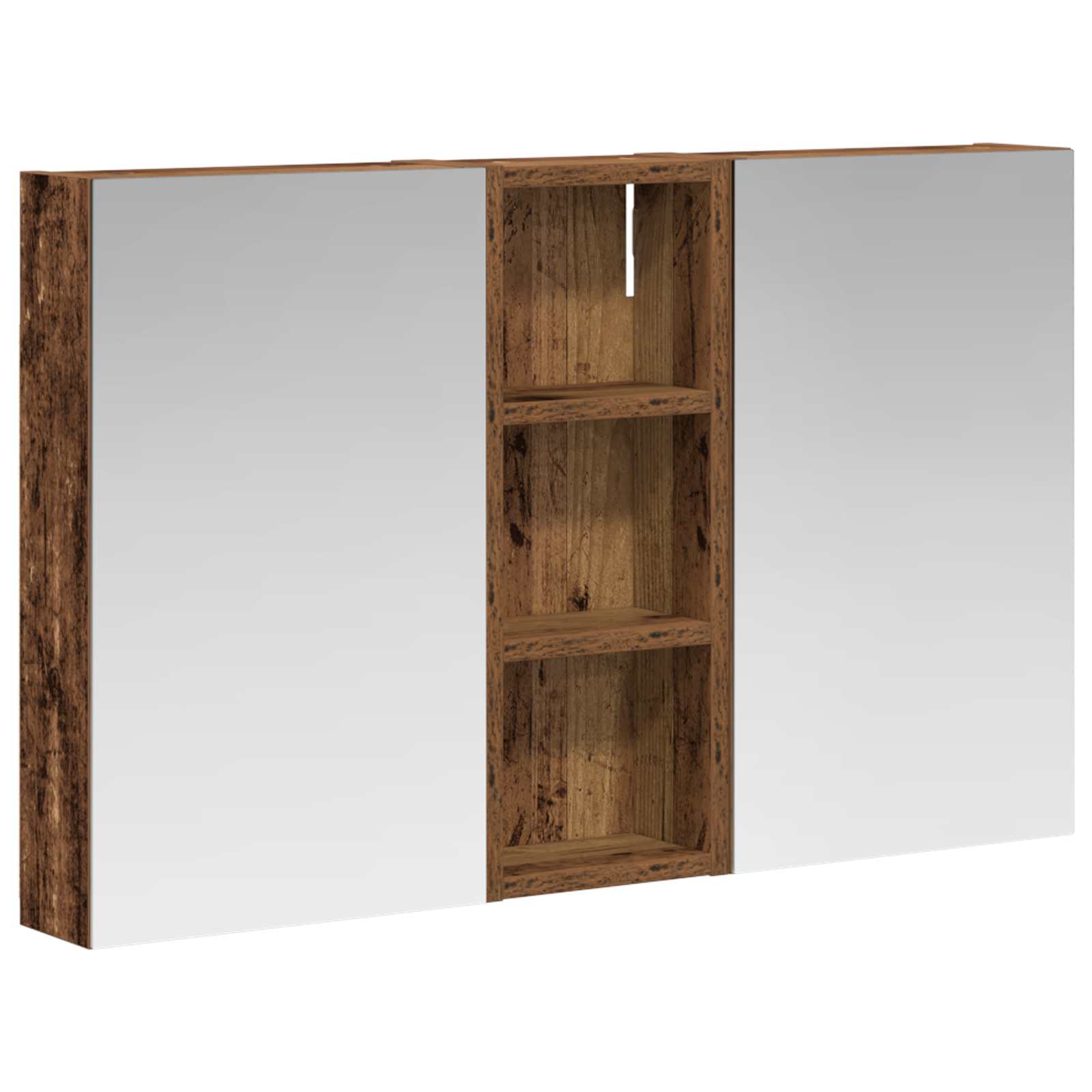 Vonios spintos komplektas su lentyna 3 pcs 80 x 10,5 x 50 cm