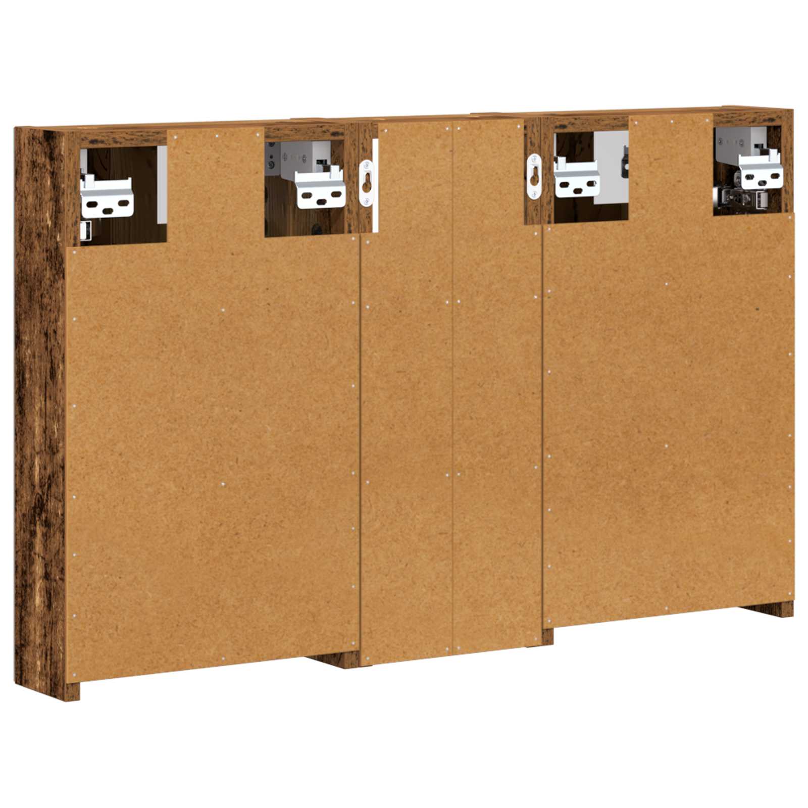Vonios spintos komplektas su lentyna 3 pcs 80 x 10,5 x 50 cm