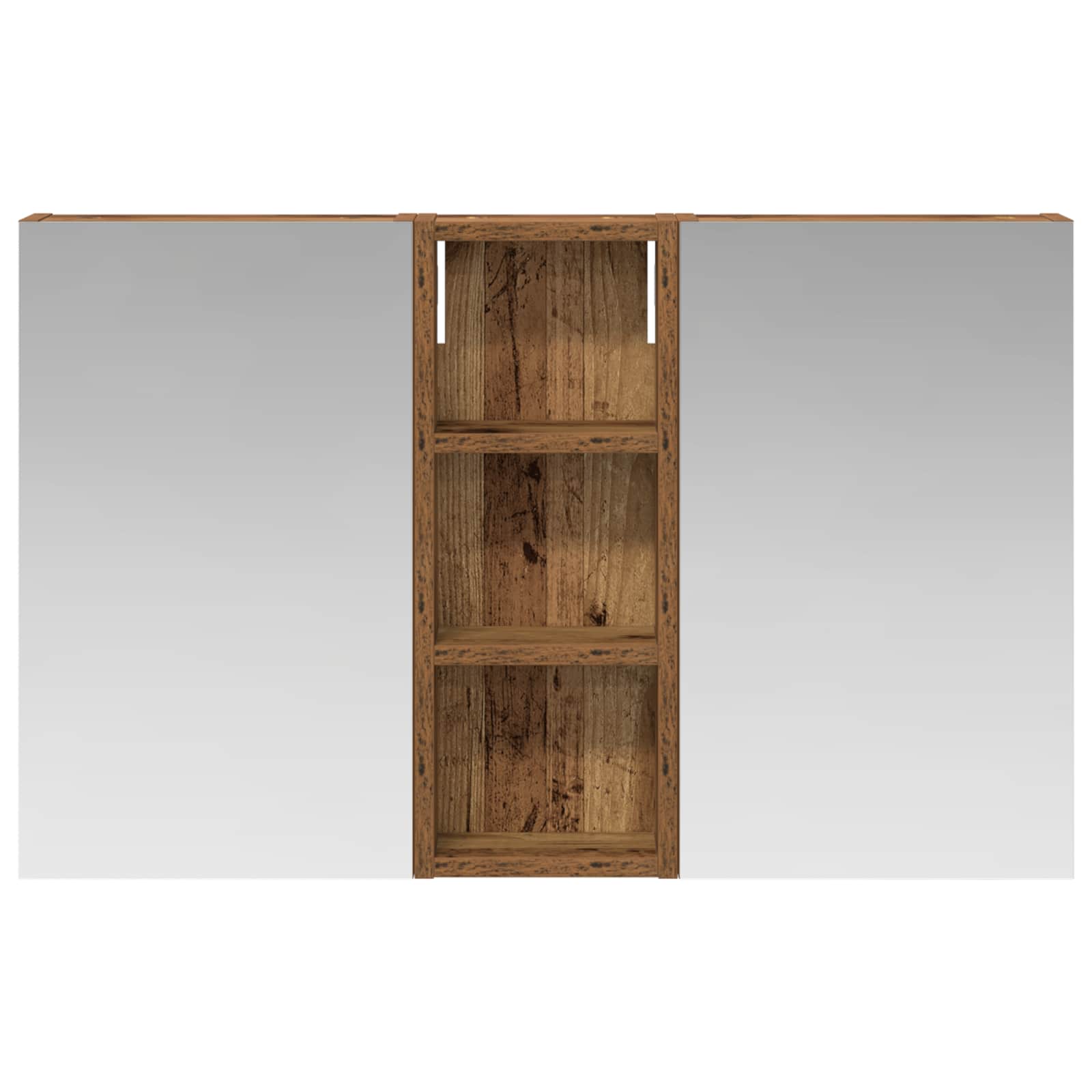 Vonios spintos komplektas su lentyna 3 pcs 80 x 10,5 x 50 cm