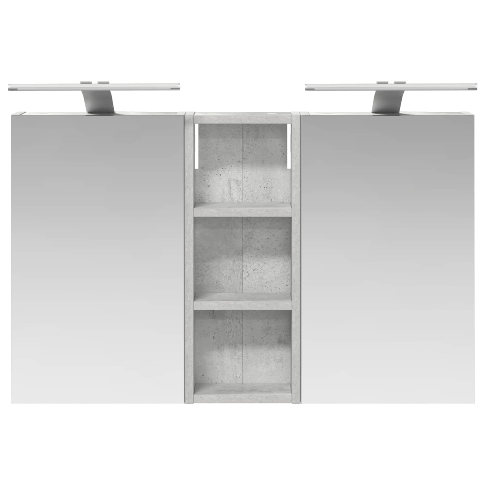 Vonios spintos komplektas su lentyna 3 pcs 80 x 10,5 x 50 cm