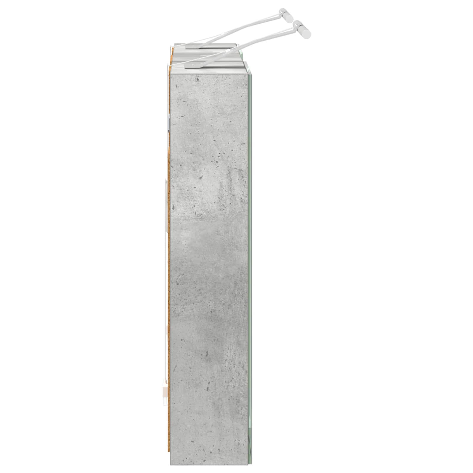 Vonios spintos komplektas su lentyna 3 pcs 80 x 10,5 x 50 cm