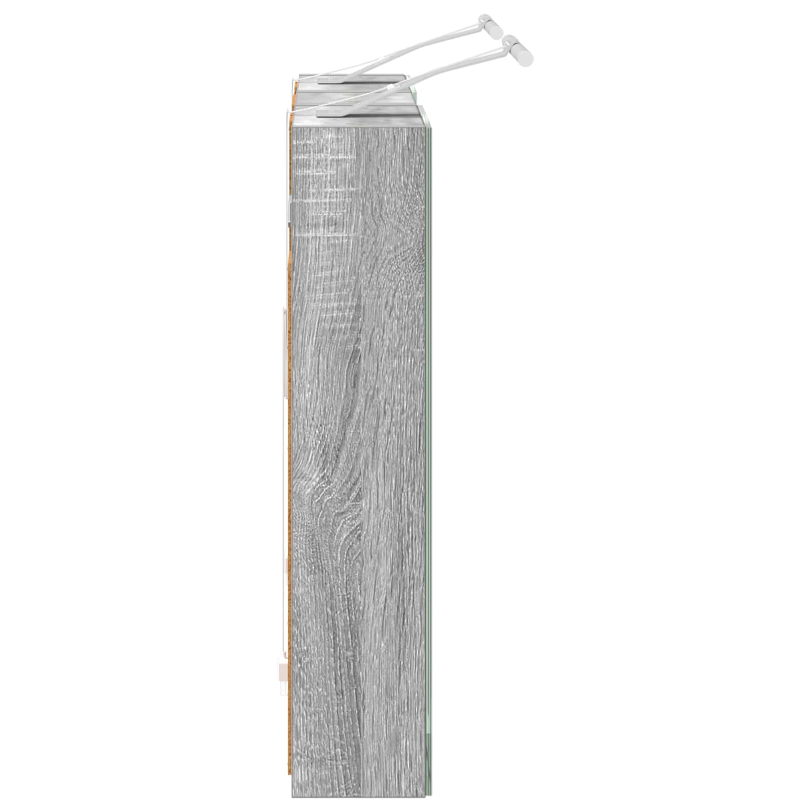 Vonios spintos komplektas su lentyna 3 pcs 80 x 10,5 x 50 cm