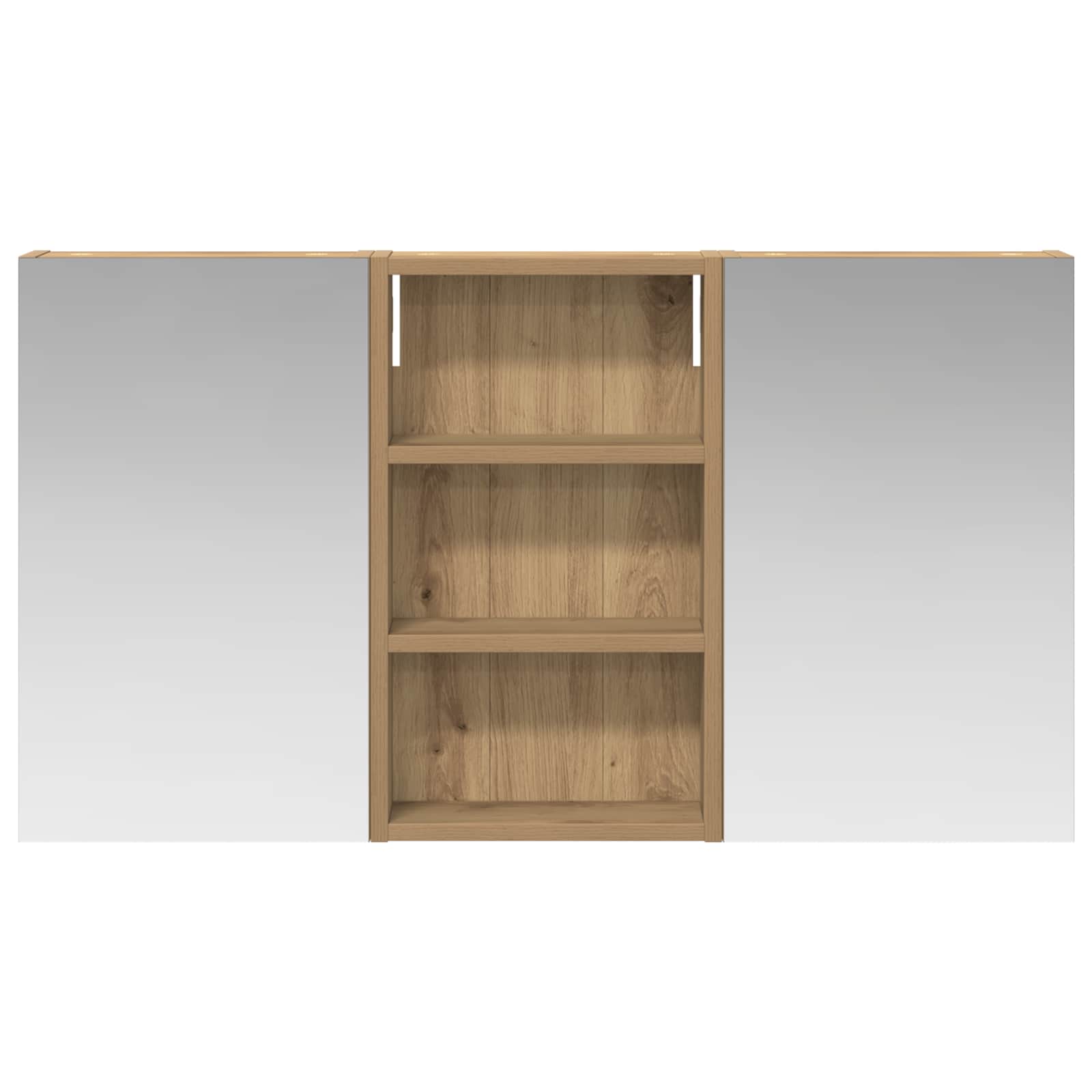 Vonios spintos komplektas su lentyna 3 pcs 90 x 10,5 x 50 cm