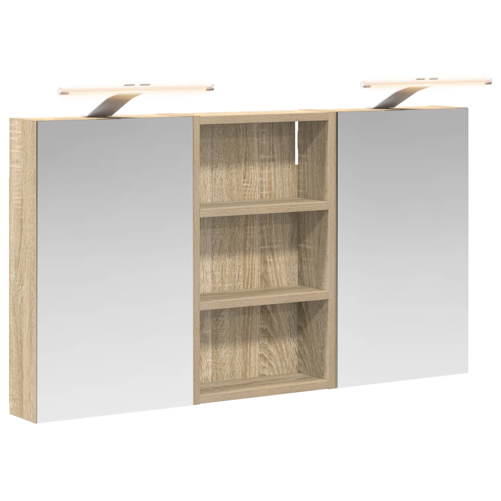 Vannas istabas skapja komplekts ar plauktu 3 gab. 90 x 10,5 x 50 cm