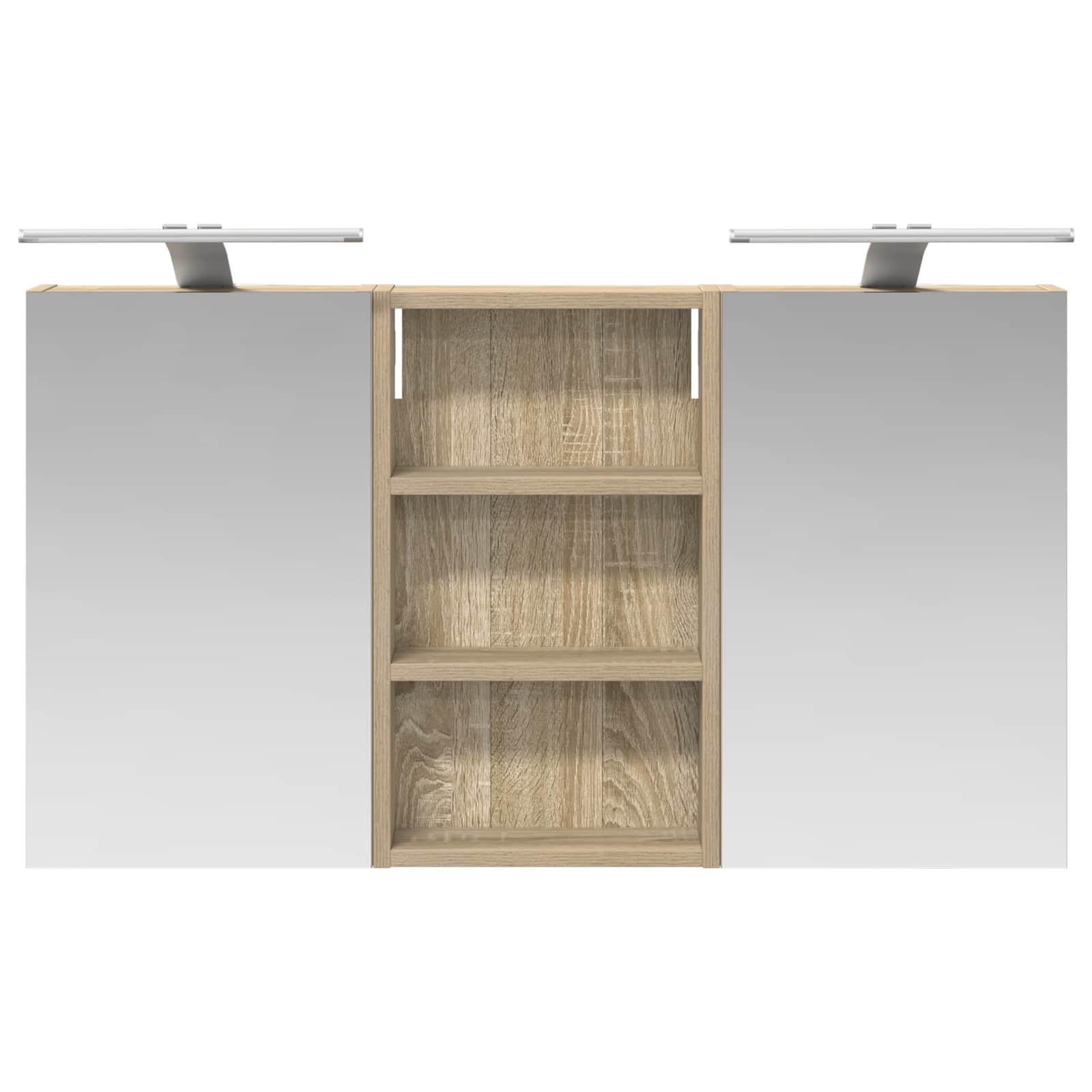 Vannas istabas skapja komplekts ar plauktu 3 gab. 90 x 10,5 x 50 cm