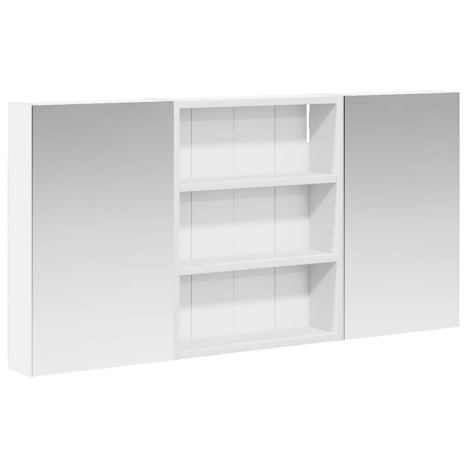 Vonios spintos komplektas su lentyna 3 pcs 100 x 10,5 x 50 cm
