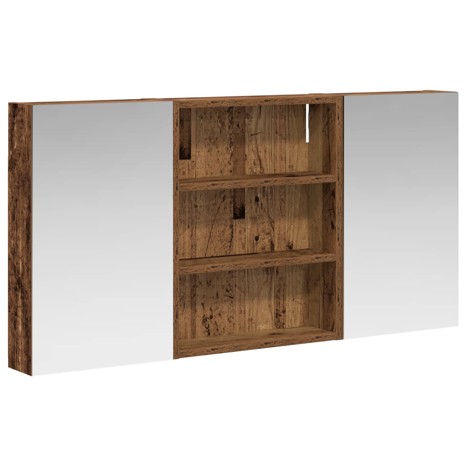 Vonios spintos komplektas su lentyna 3 pcs 100 x 10,5 x 50 cm