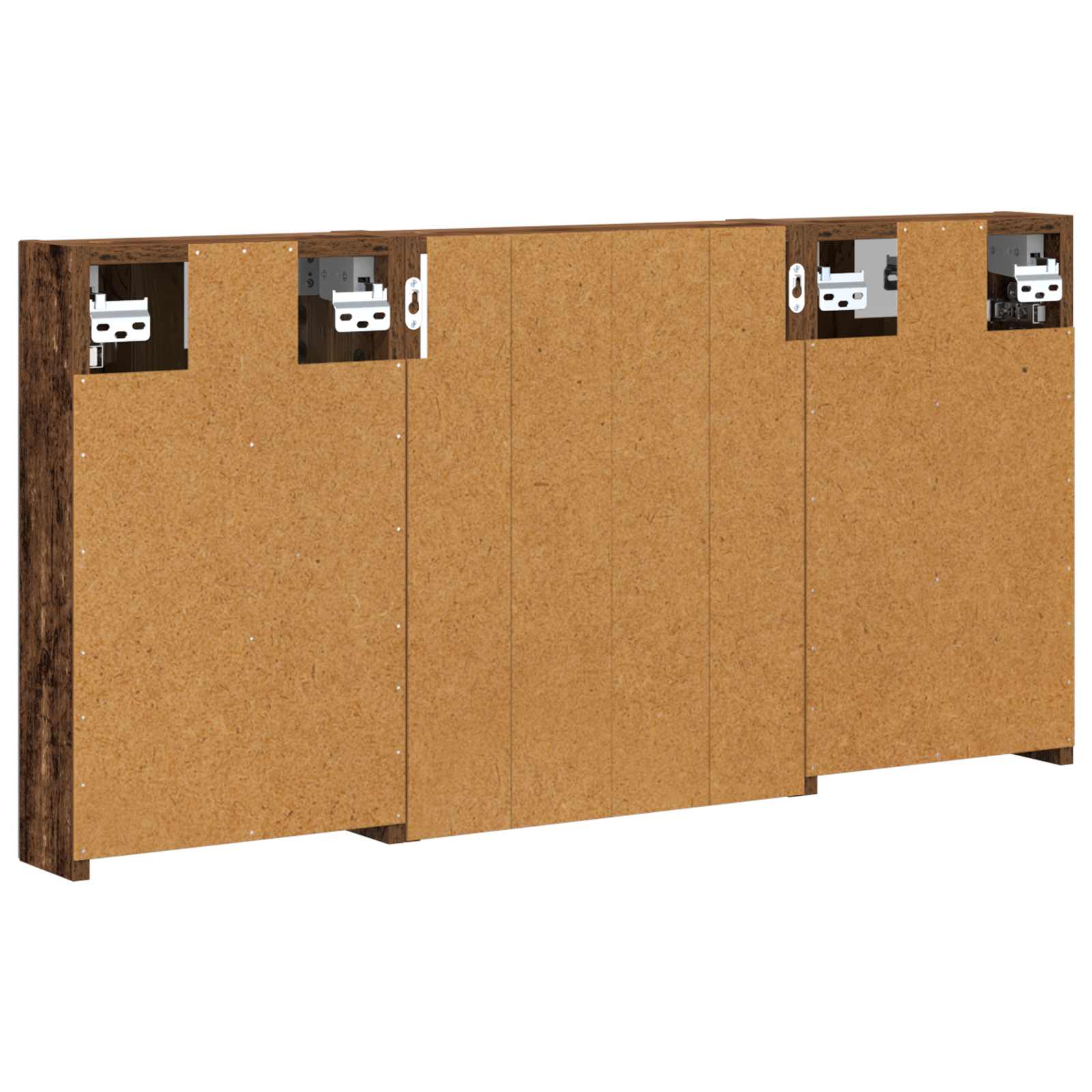 Vonios spintos komplektas su lentyna 3 pcs 100 x 10,5 x 50 cm