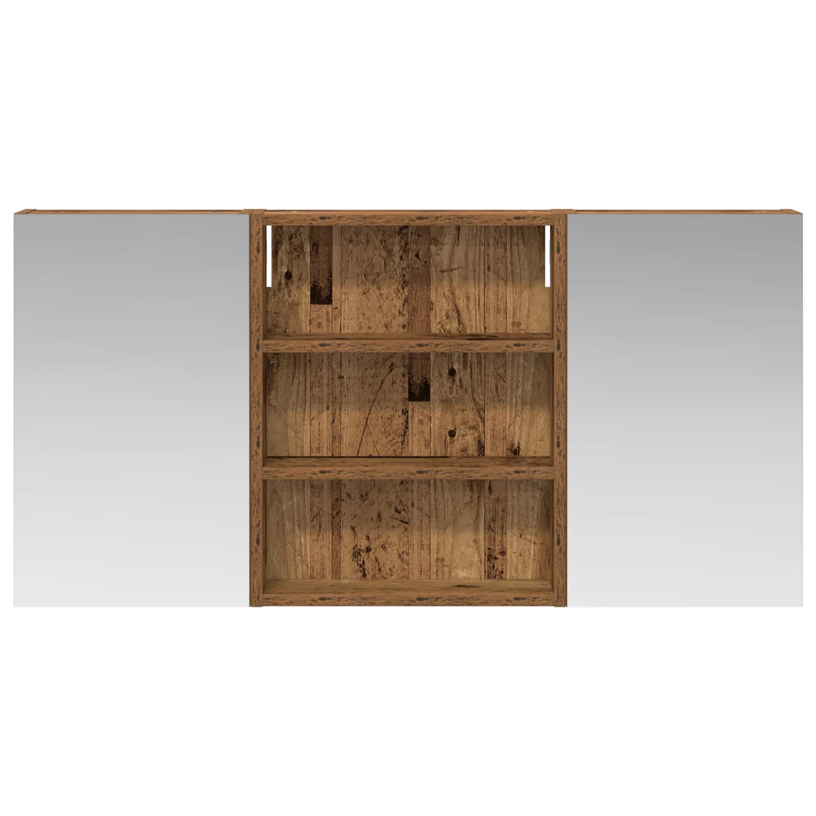 Vonios spintos komplektas su lentyna 3 pcs 100 x 10,5 x 50 cm