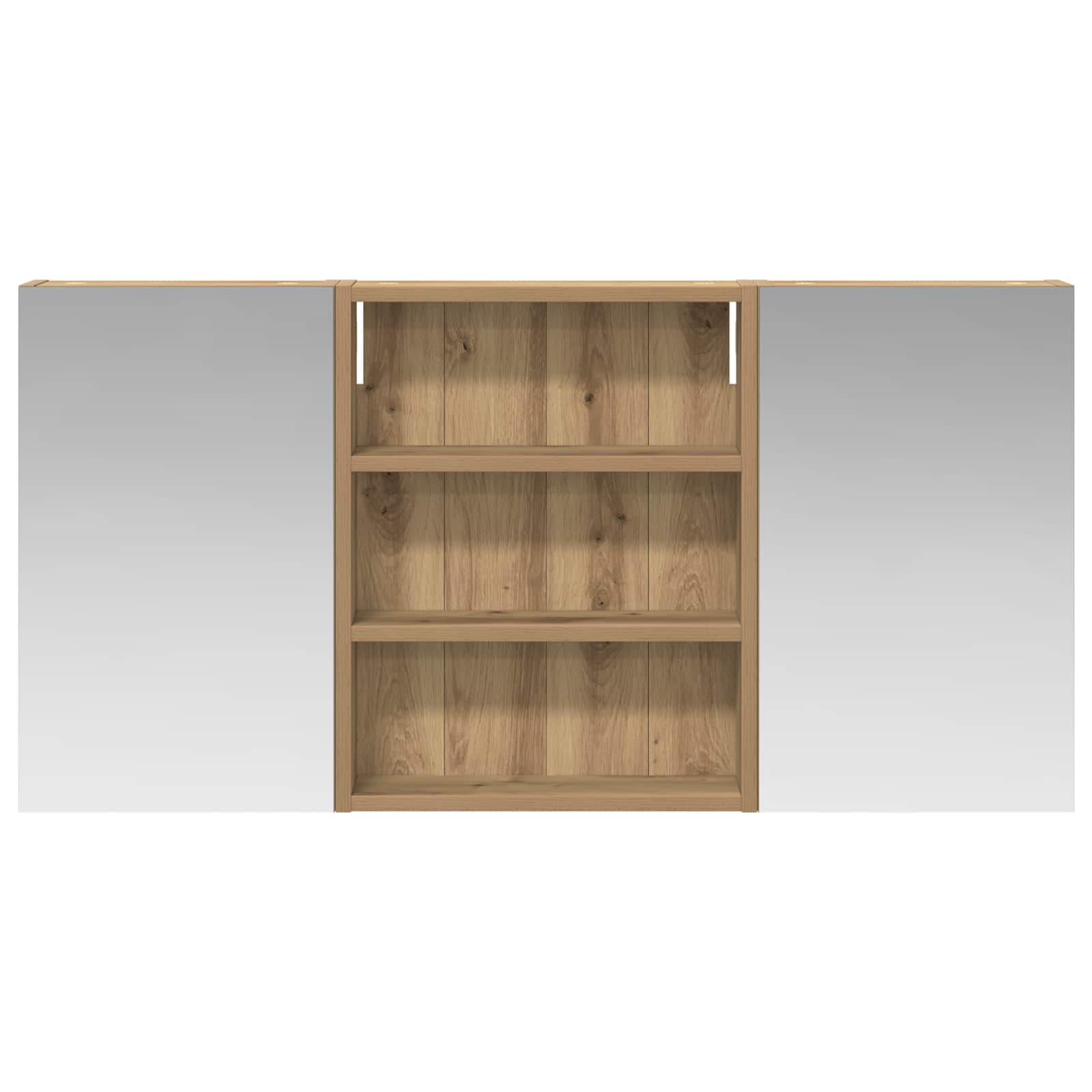 Vonios spintos komplektas su lentyna 3 pcs 100 x 10,5 x 50 cm