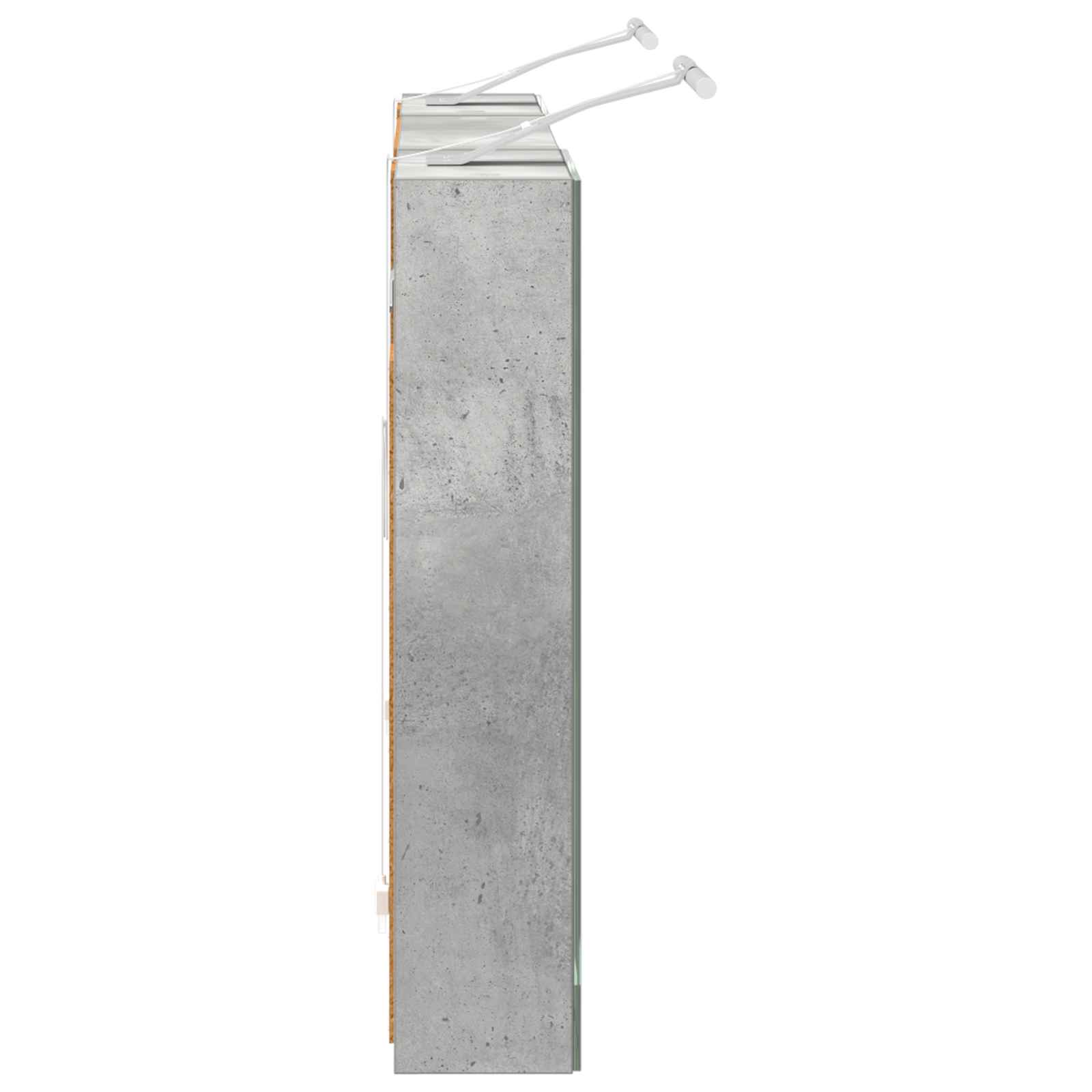 Vonios spintos komplektas su lentyna 3 pcs 100 x 10,5 x 50 cm