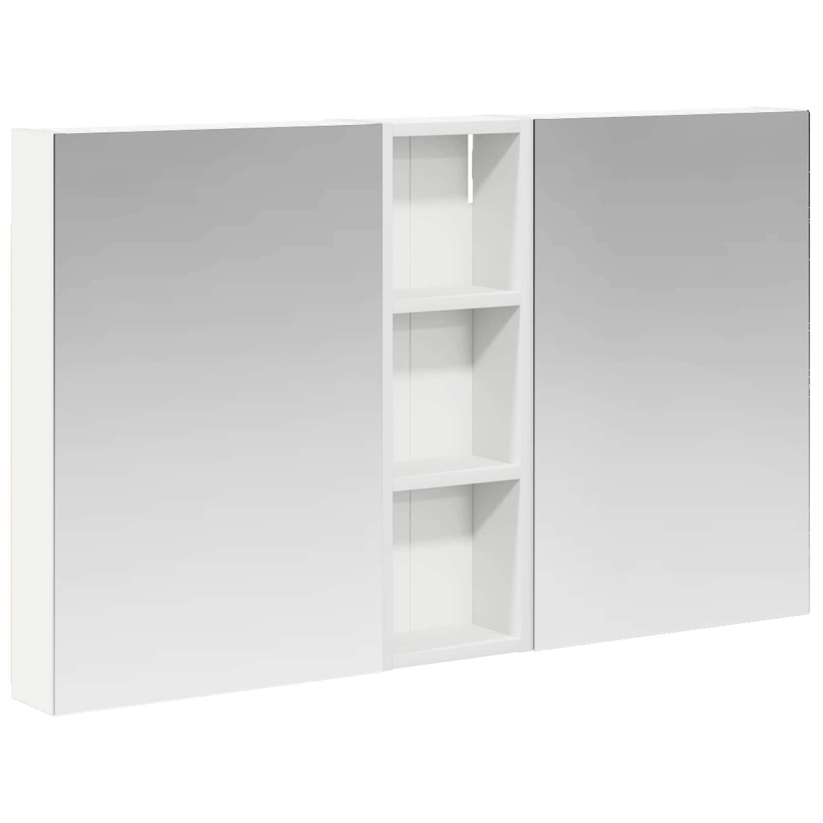 Vonios spintos komplektas su lentyna 3 pcs 100 x 10,5 x 60,5 cm