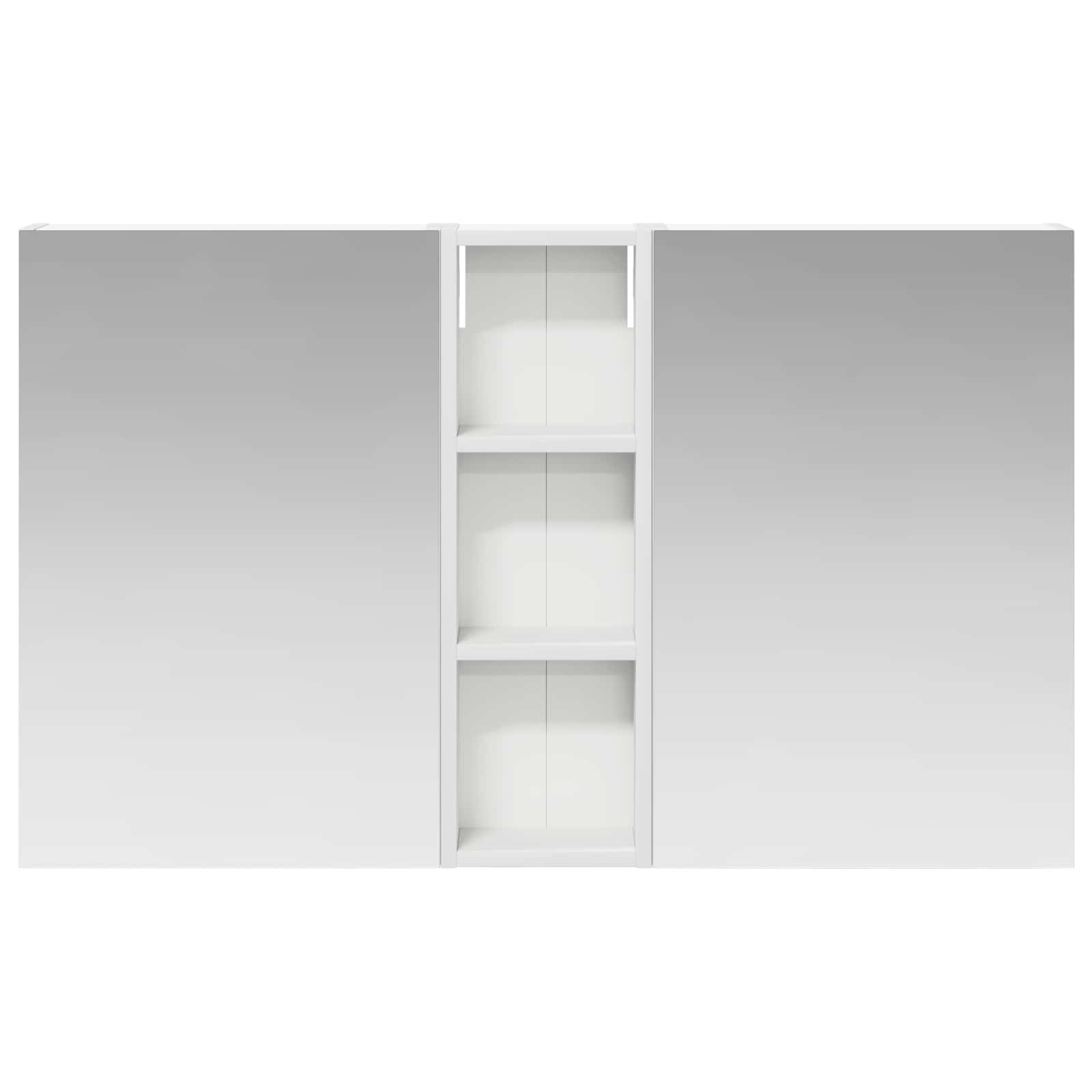 Vonios spintos komplektas su lentyna 3 pcs 100 x 10,5 x 60,5 cm