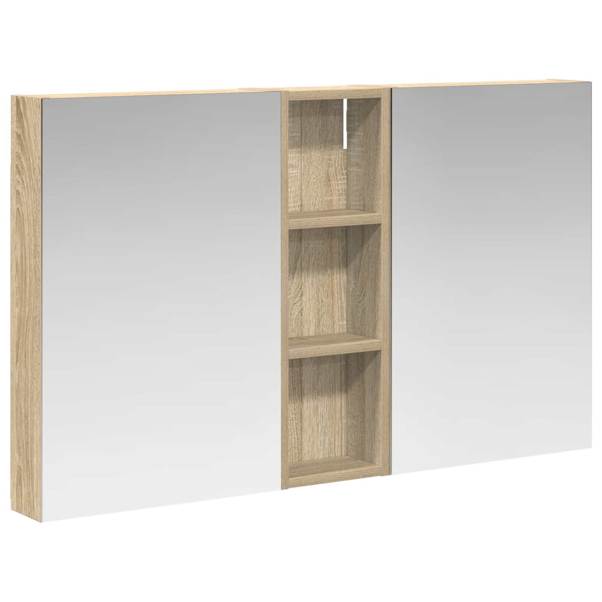 Vonios spintos komplektas 3 vnt. 100 x 10,5 x 60,5 cm