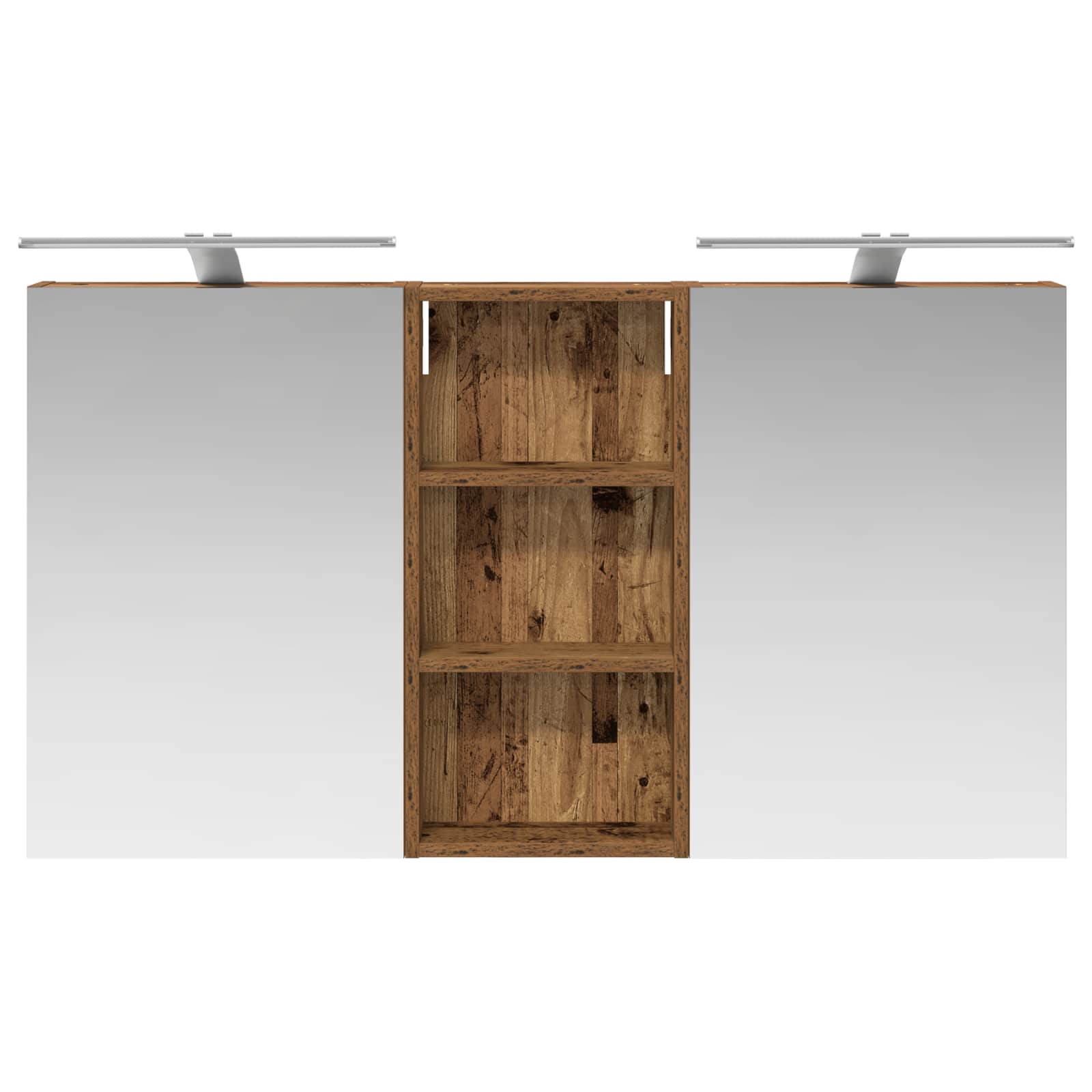 Vonios spintos komplektas 3 vnt. 110 x 10,5 x 60,5 cm