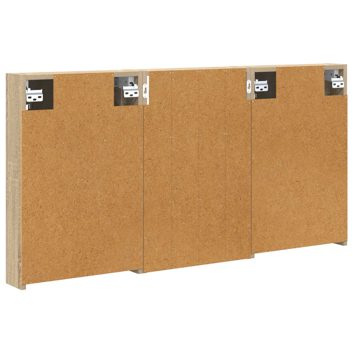 Vonios spintos komplektas 3 vnt. 120 x 10,5 x 60,5 cm