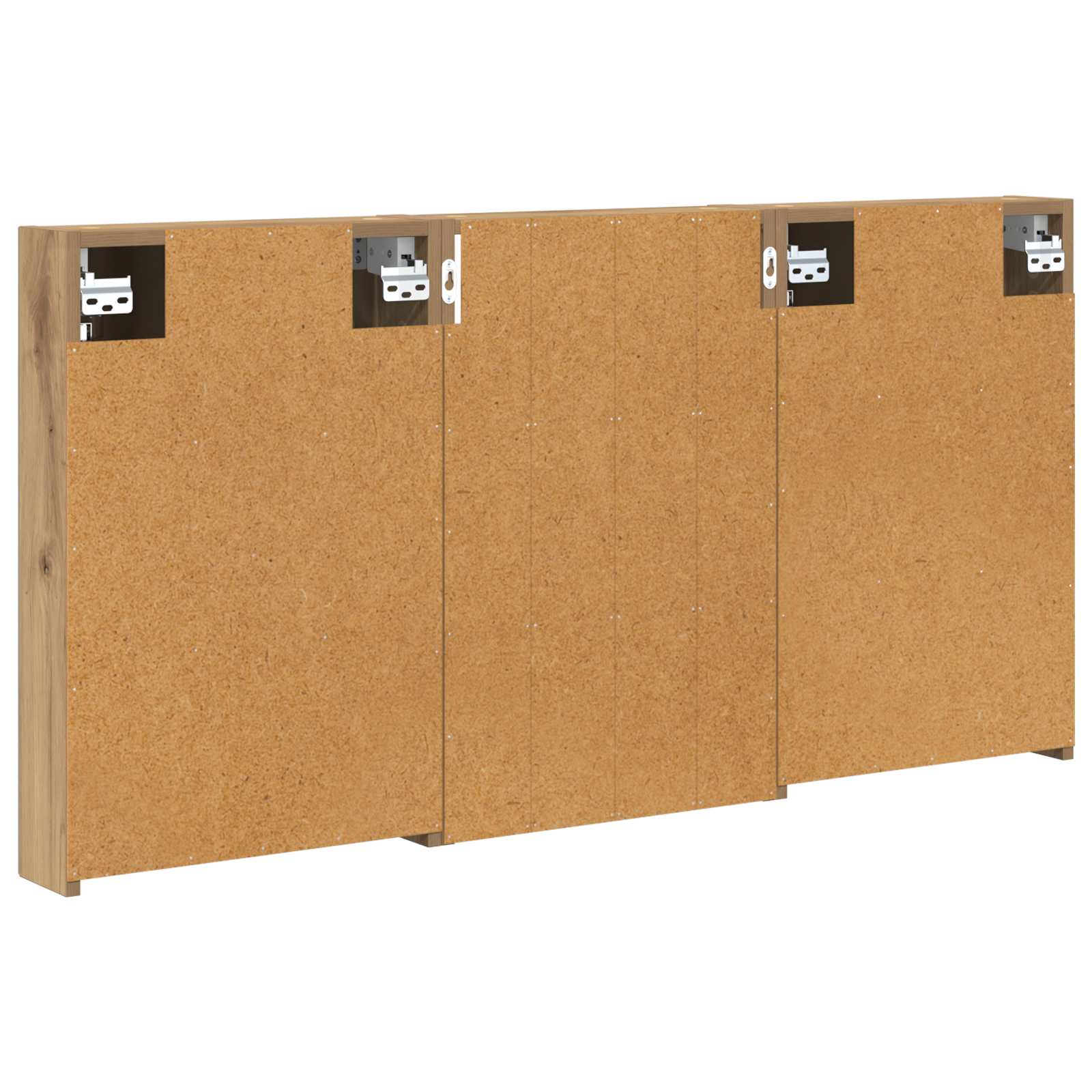 Vonios spintos komplektas su lentyna 3 pcs 120 x 10,5 x 60,5 cm