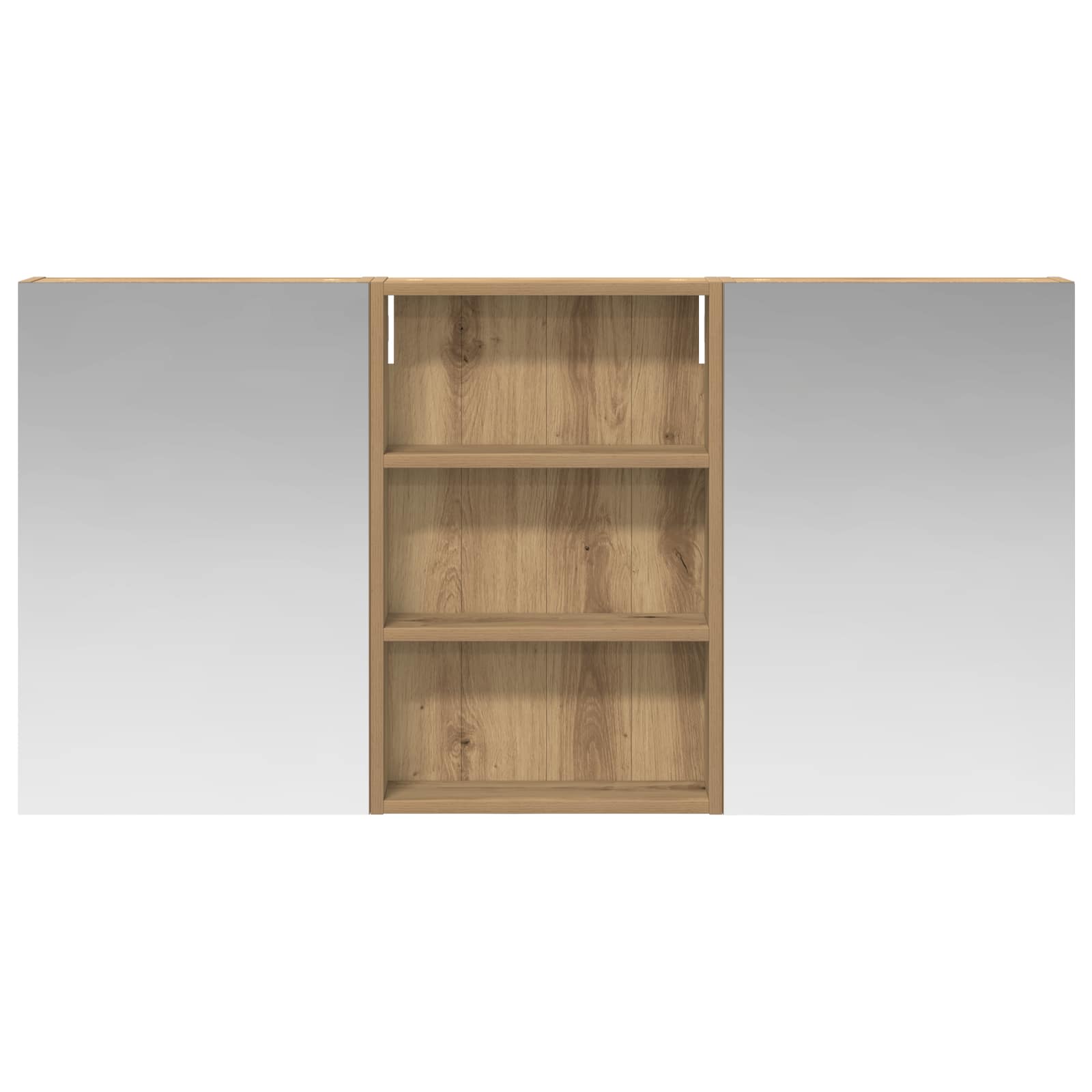 Vonios spintos komplektas su lentyna 3 pcs 120 x 10,5 x 60,5 cm