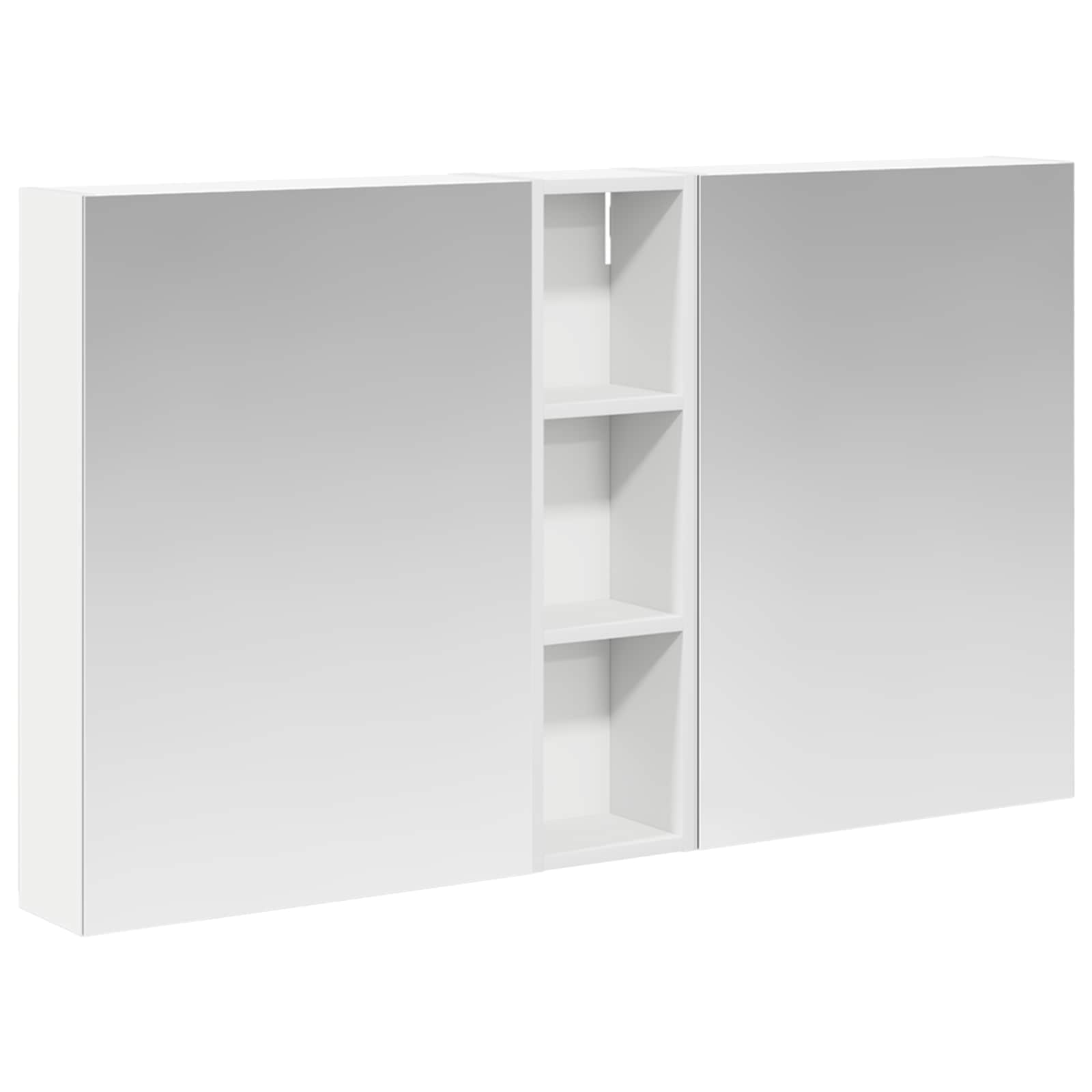 Vonios spintos komplektas su lentyna 3 pcs 120 x 14,5 x 70 cm