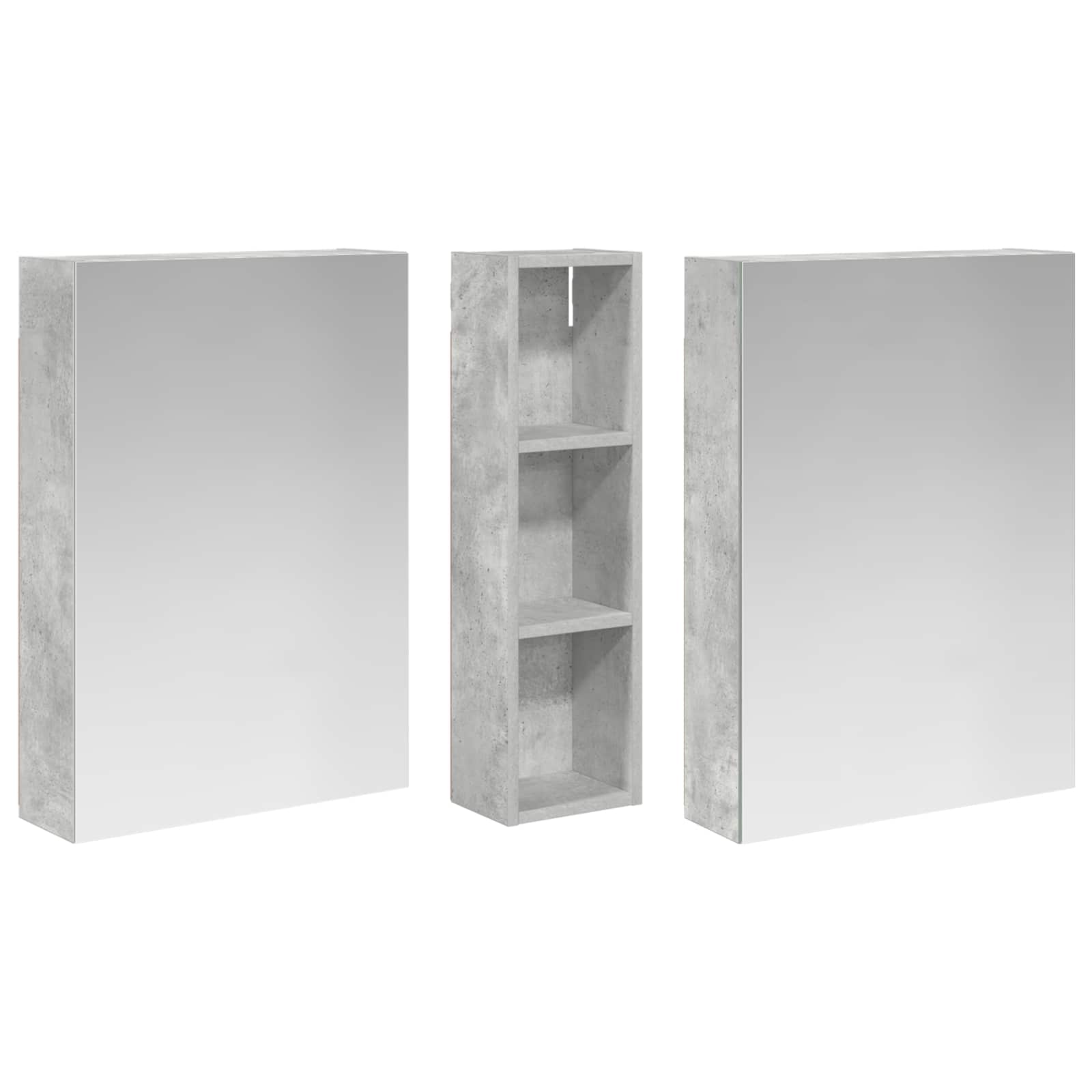 Vonios spintos komplektas 3 vnt. 120 x 14,5 x 70 cm