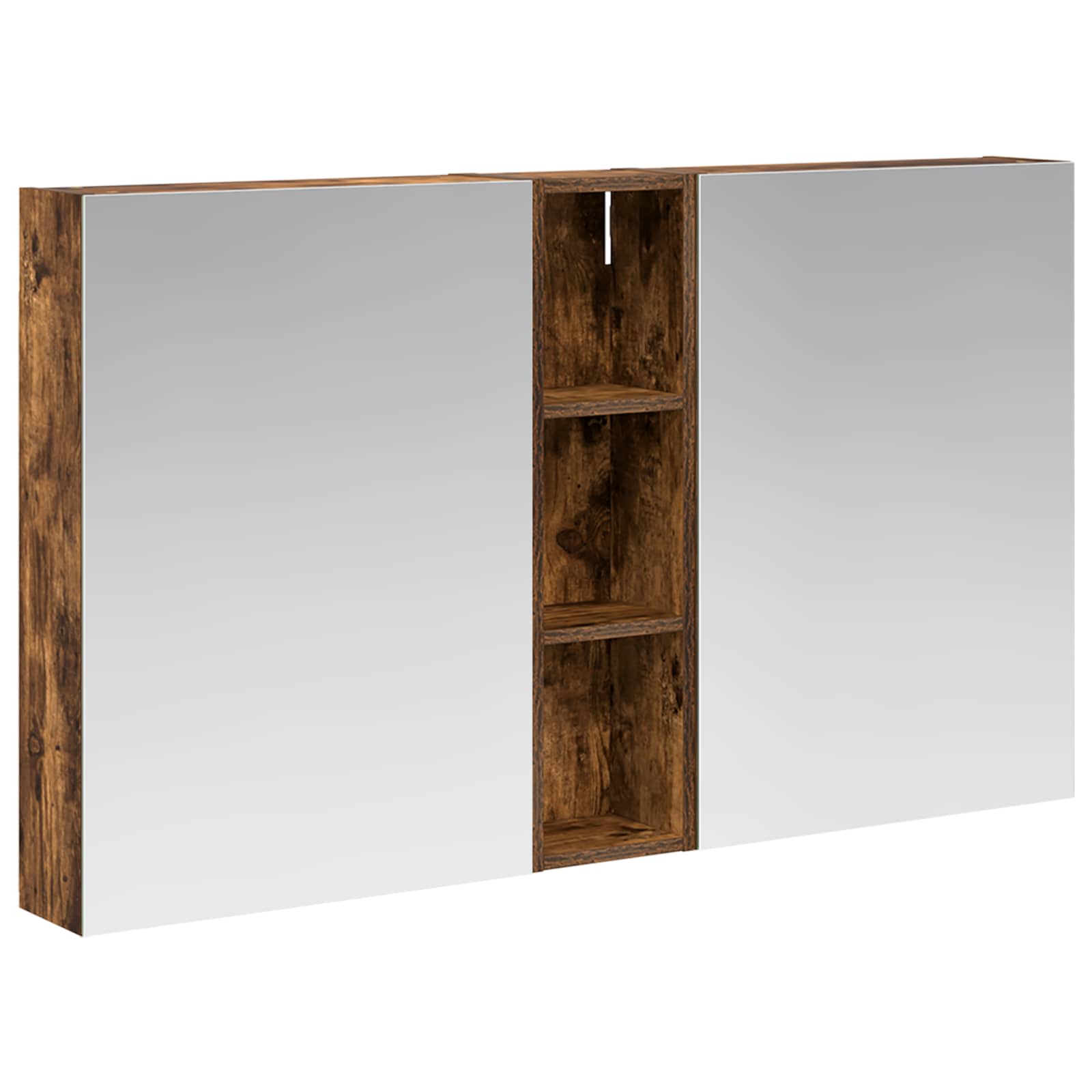 Vonios spintos komplektas su lentyna 3 pcs 120 x 14,5 x 70 cm