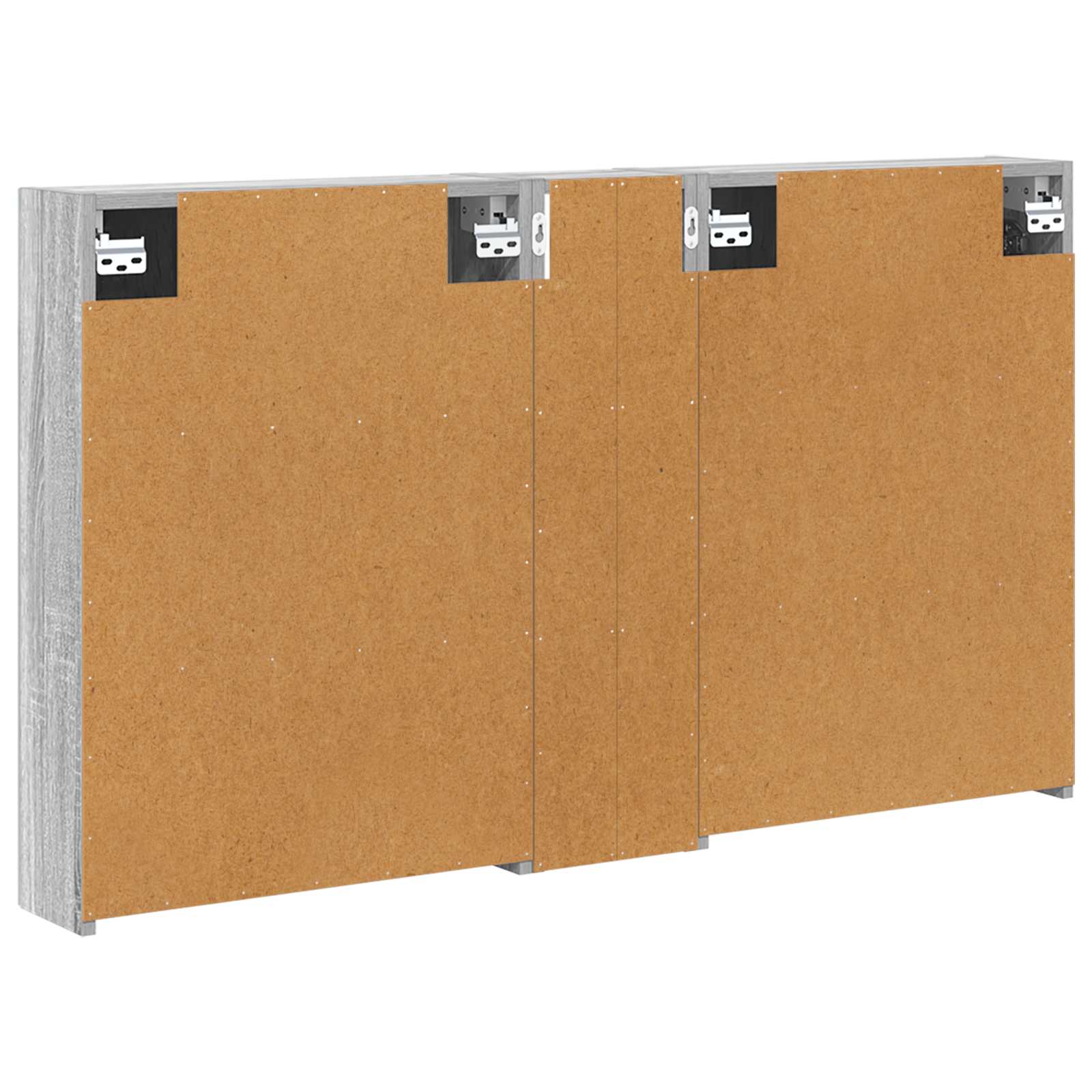 Vonios spintos komplektas su lentyna 3 pcs 120 x 14,5 x 70 cm