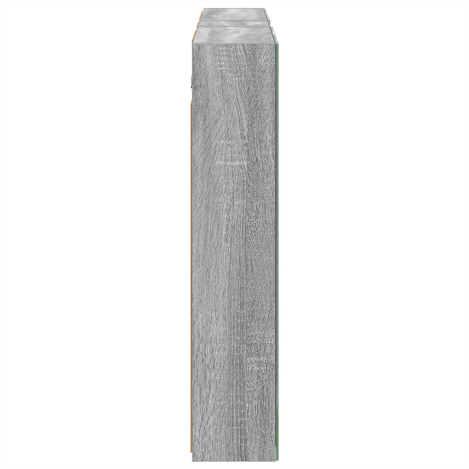 Vonios spintos komplektas su lentyna 3 pcs 120 x 14,5 x 70 cm