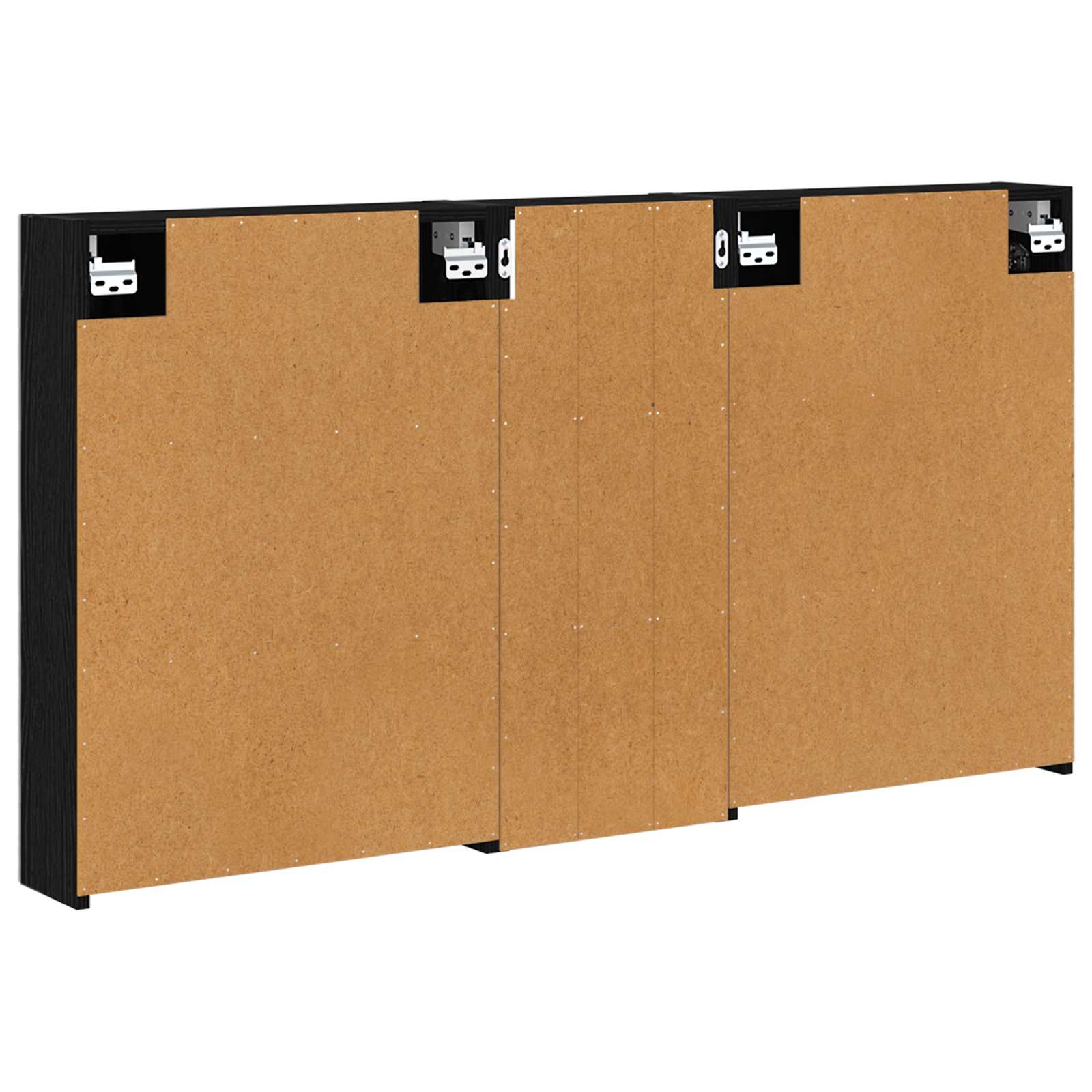 Vonios spintos komplektas su lentyna 3 pcs 130 x 14,5 x 70 cm