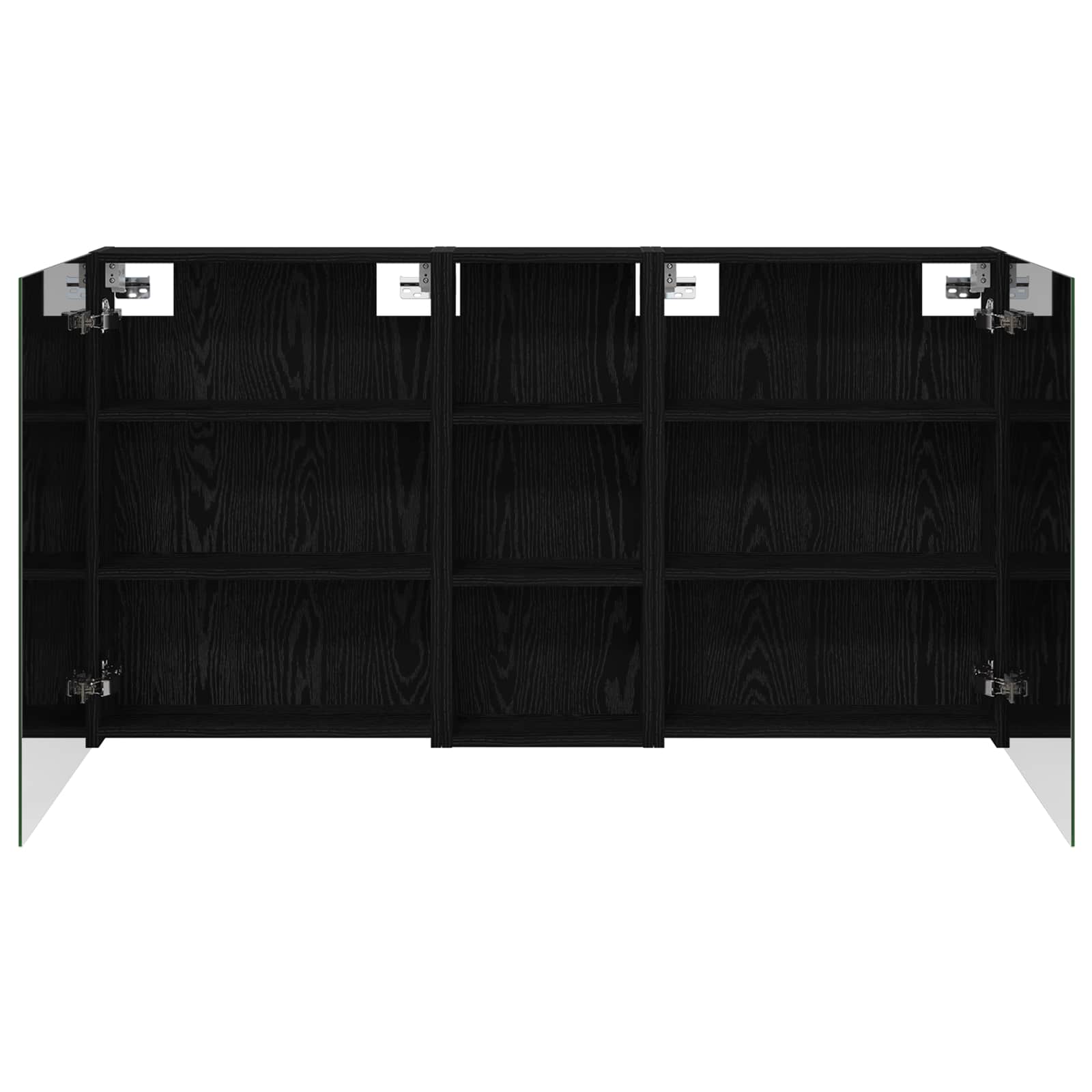 Vonios spintos komplektas su lentyna 3 pcs 130 x 14,5 x 70 cm