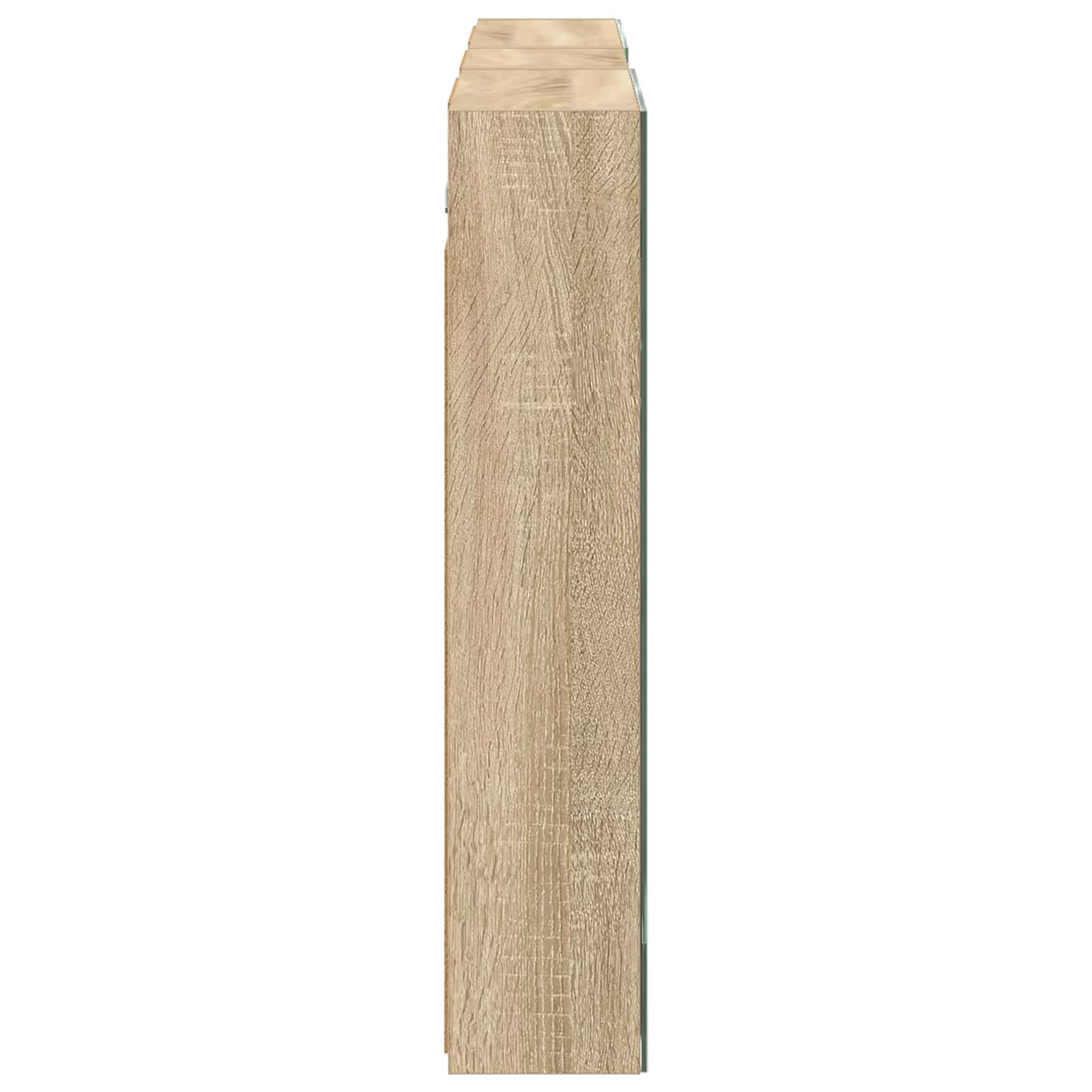 Vonios spintos komplektas su lentyna 3 pcs 130 x 14,5 x 70 cm