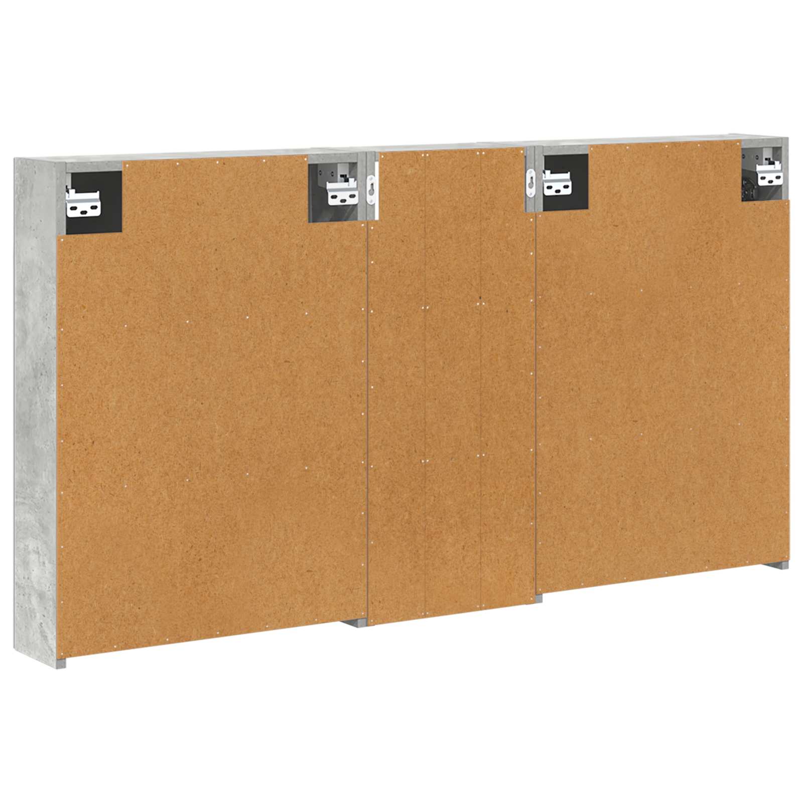 Vonios spintos komplektas 3 vnt. 130 x 14,5 x 70 cm