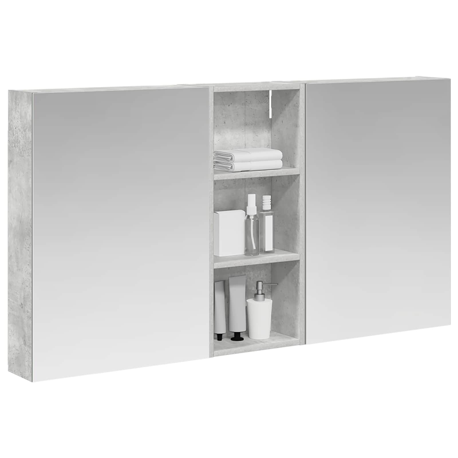 Vonios spintos komplektas 3 vnt. 130 x 14,5 x 70 cm