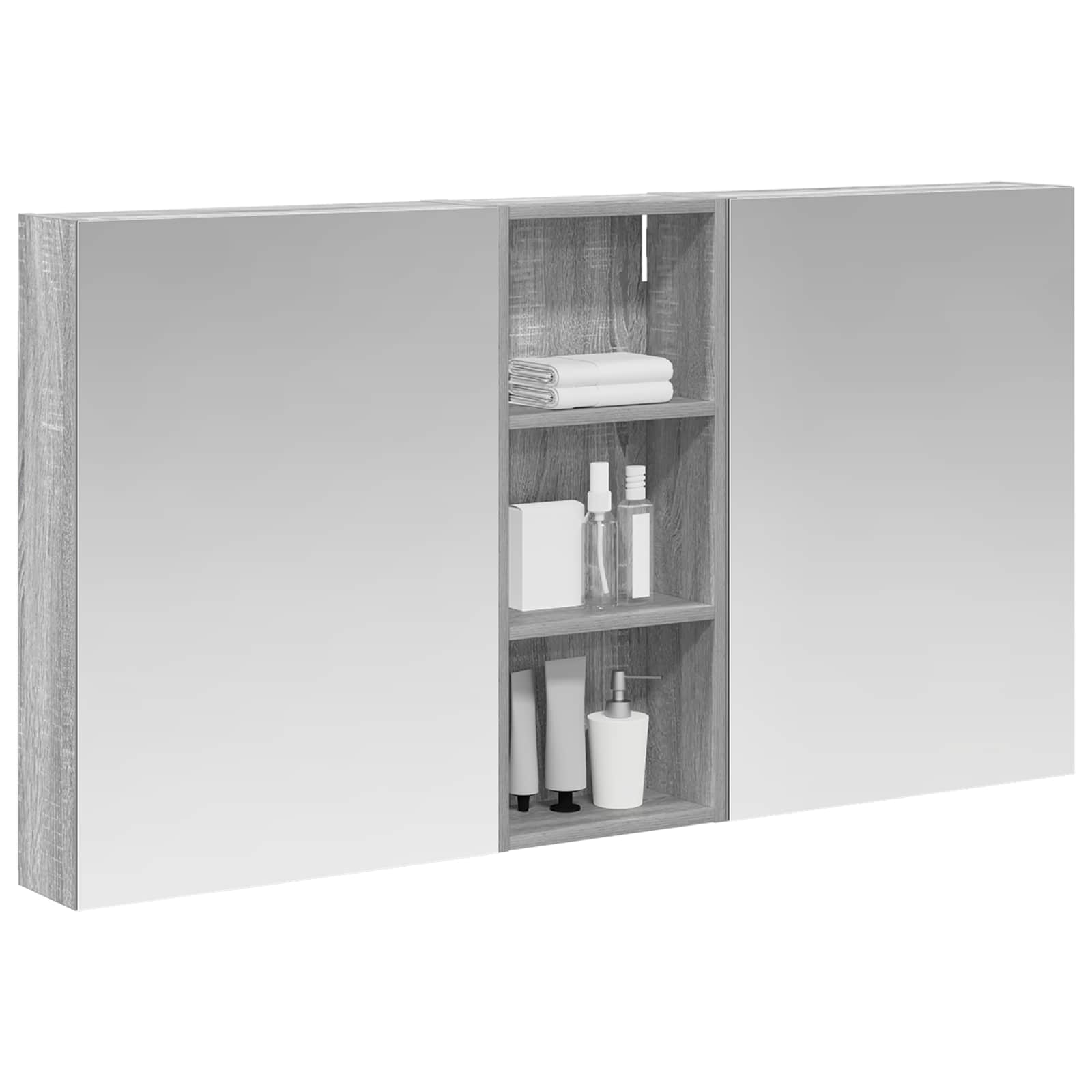 Vonios spintos komplektas 3 vnt. 130 x 14,5 x 70 cm