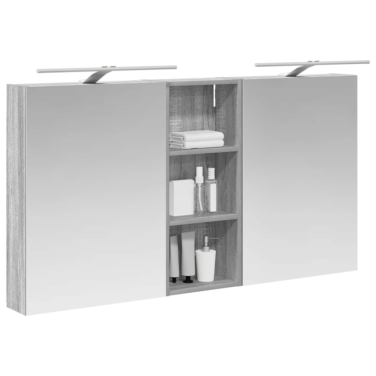 Vonios spintos komplektas 3 vnt. 130 x 14,5 x 70 cm