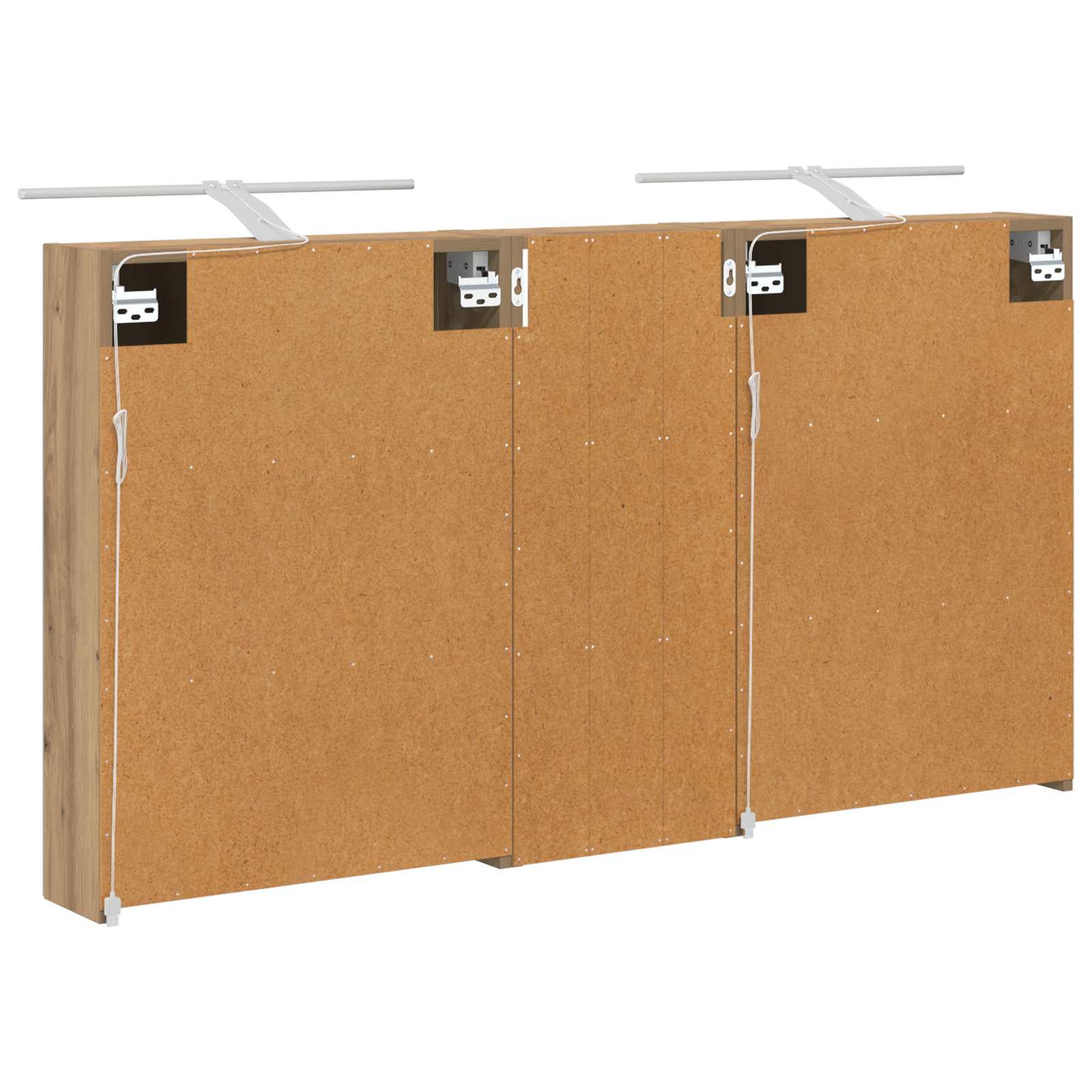 Vonios spintos komplektas 3 vnt. 130 x 14,5 x 70 cm
