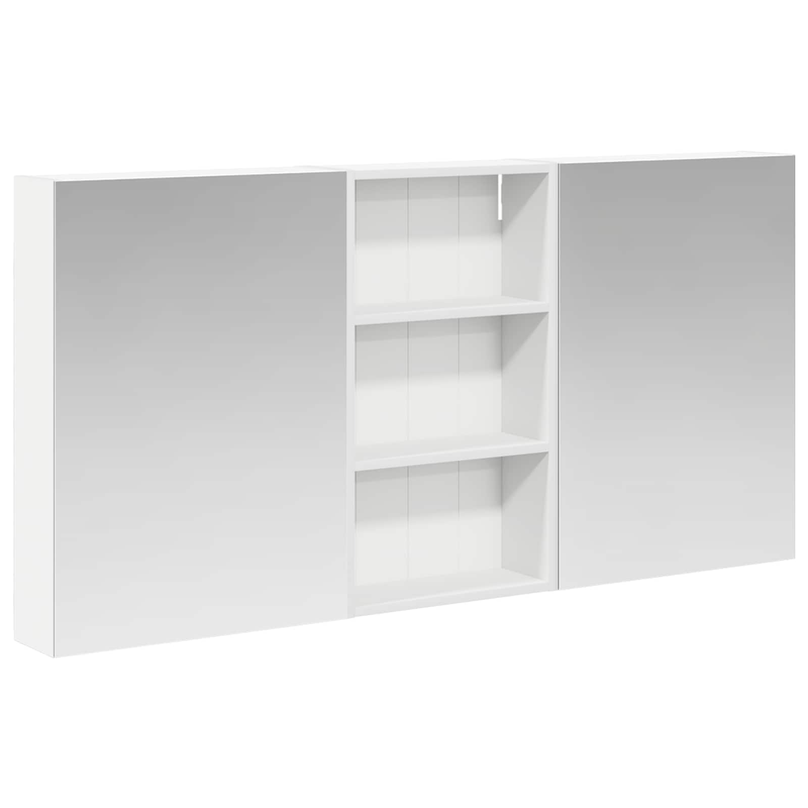 Vonios spintos komplektas su lentyna 3 pcs 140 x 14,5 x 70 cm
