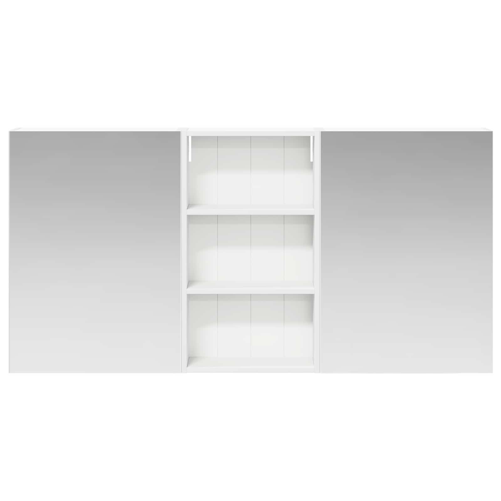 Vonios spintos komplektas su lentyna 3 pcs 140 x 14,5 x 70 cm