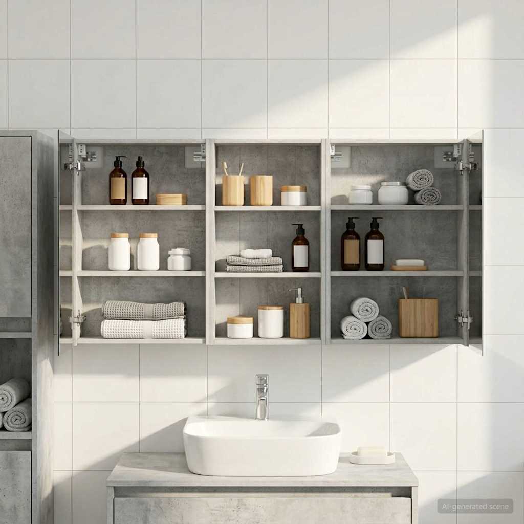 Vonios spintos komplektas 3 vnt. 140 x 14,5 x 70 cm
