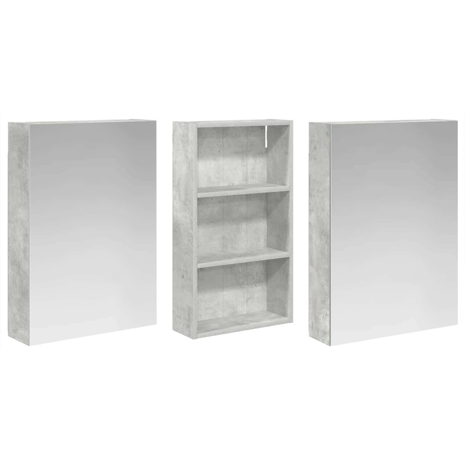 Vonios spintos komplektas 3 vnt. 140 x 14,5 x 70 cm