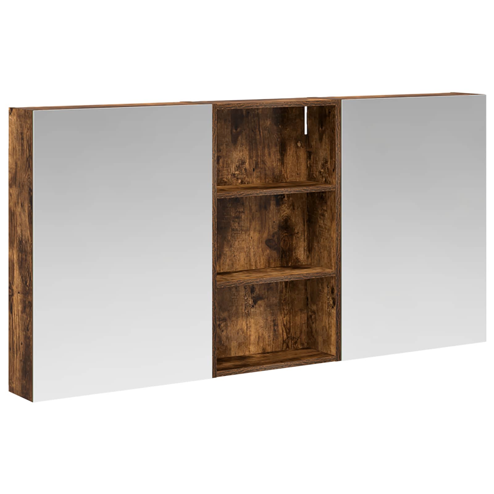 Vonios spintos komplektas su lentyna 3 pcs 140 x 14,5 x 70 cm