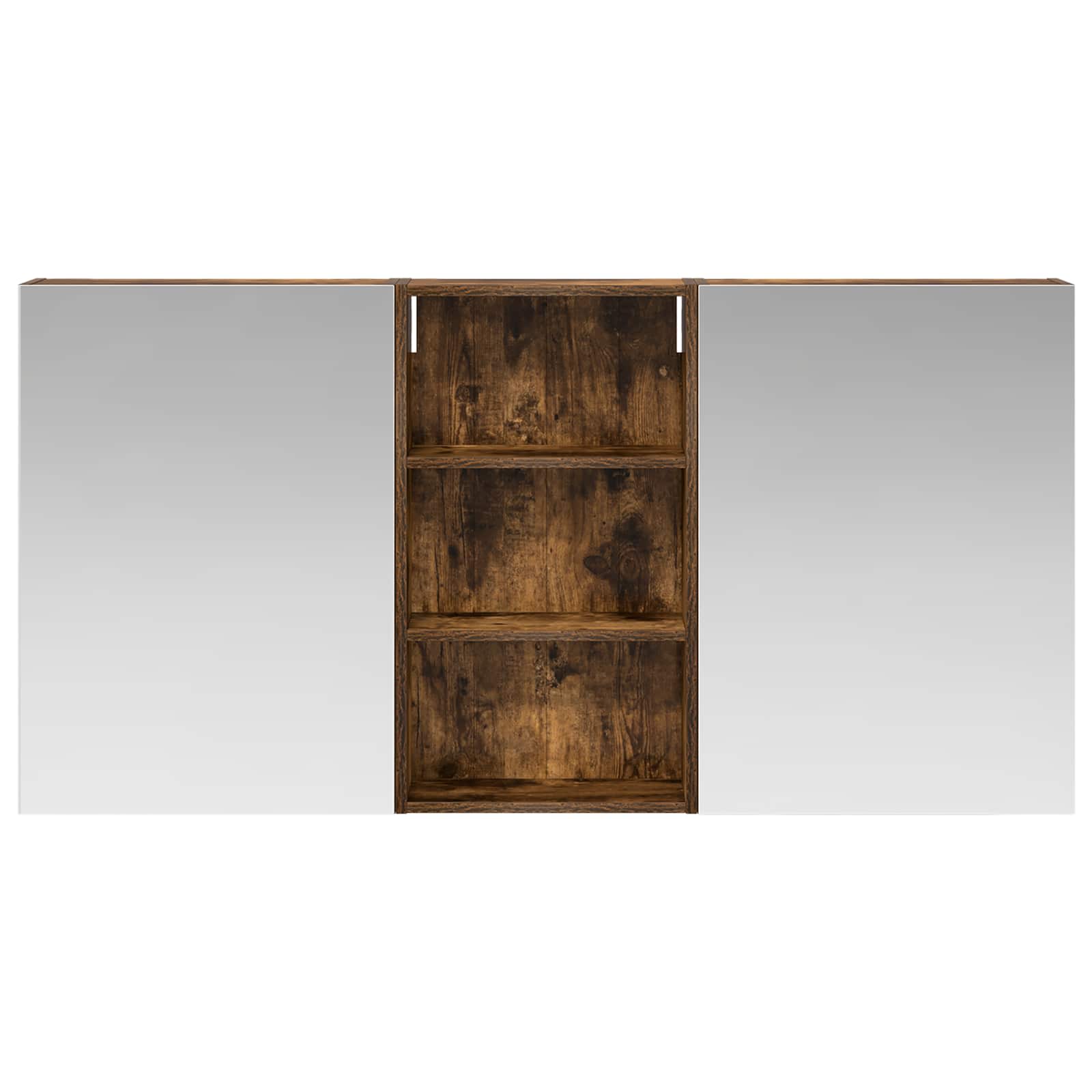 Vonios spintos komplektas su lentyna 3 pcs 140 x 14,5 x 70 cm