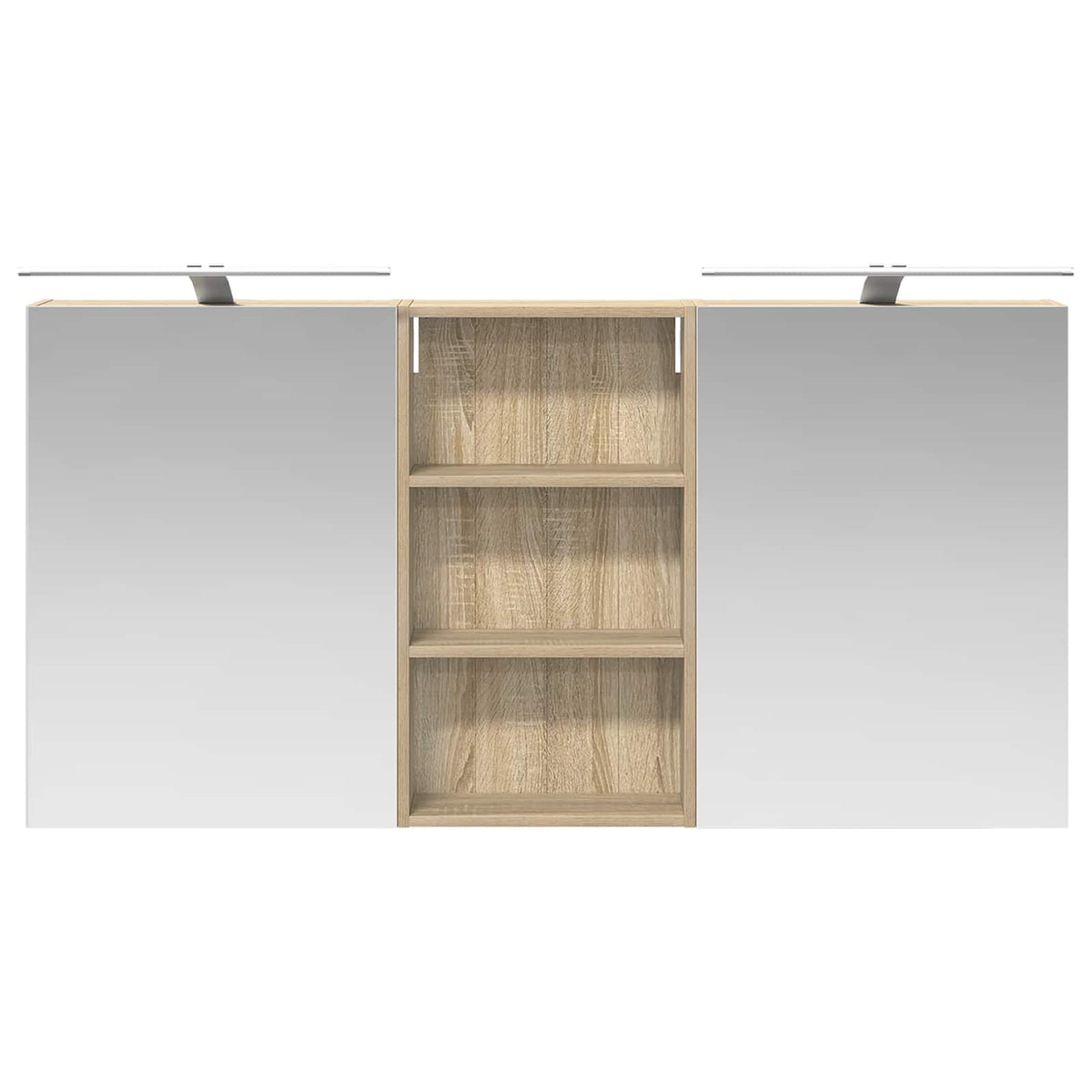 Vonios spintos komplektas 3 vnt. 140 x 14,5 x 70 cm