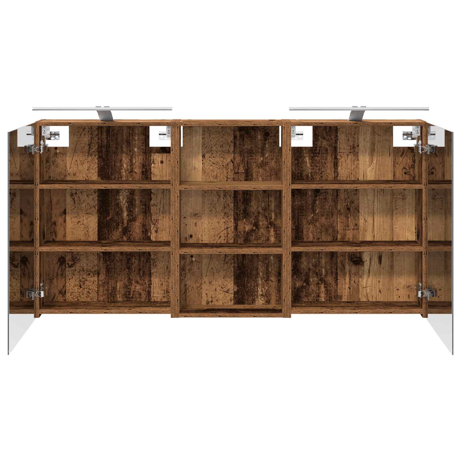 Vannas istabas skapja komplekts ar plauktu, 3 gab. 140 x 14,5 x 70 cm
