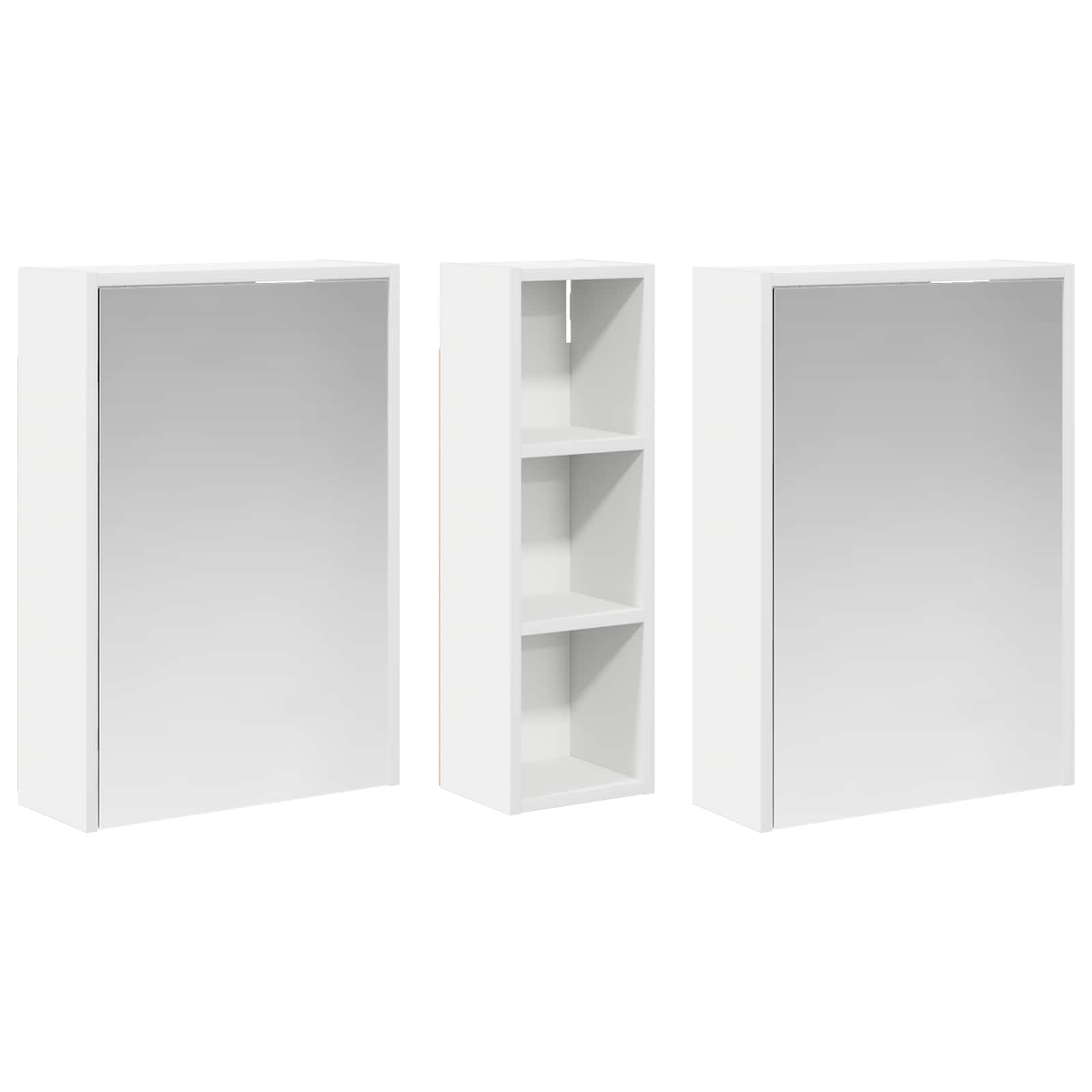 Vonios spintos komplektas 3 pcs 106 x 16 x 62,5 cm