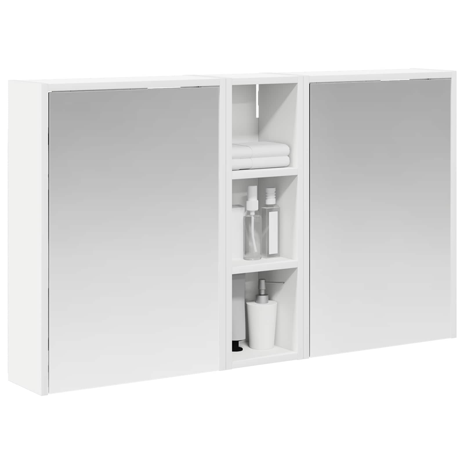 Vonios spintos komplektas 3 pcs 106 x 16 x 62,5 cm