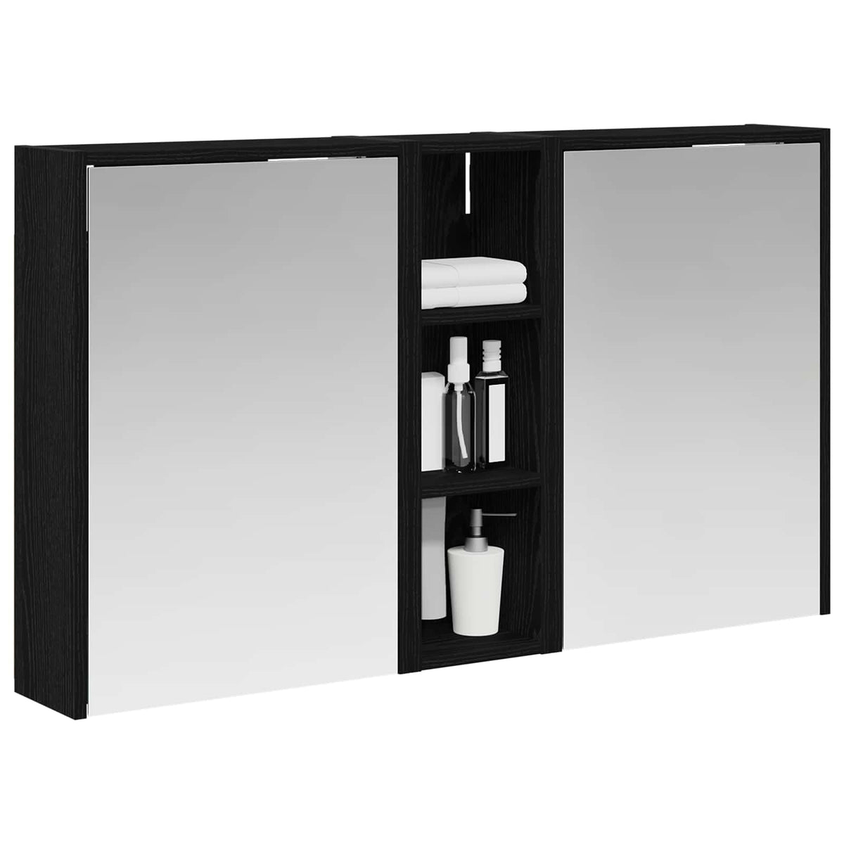 Vonios spintos komplektas 3 vnt. 106 x 16 x 62,5 cm