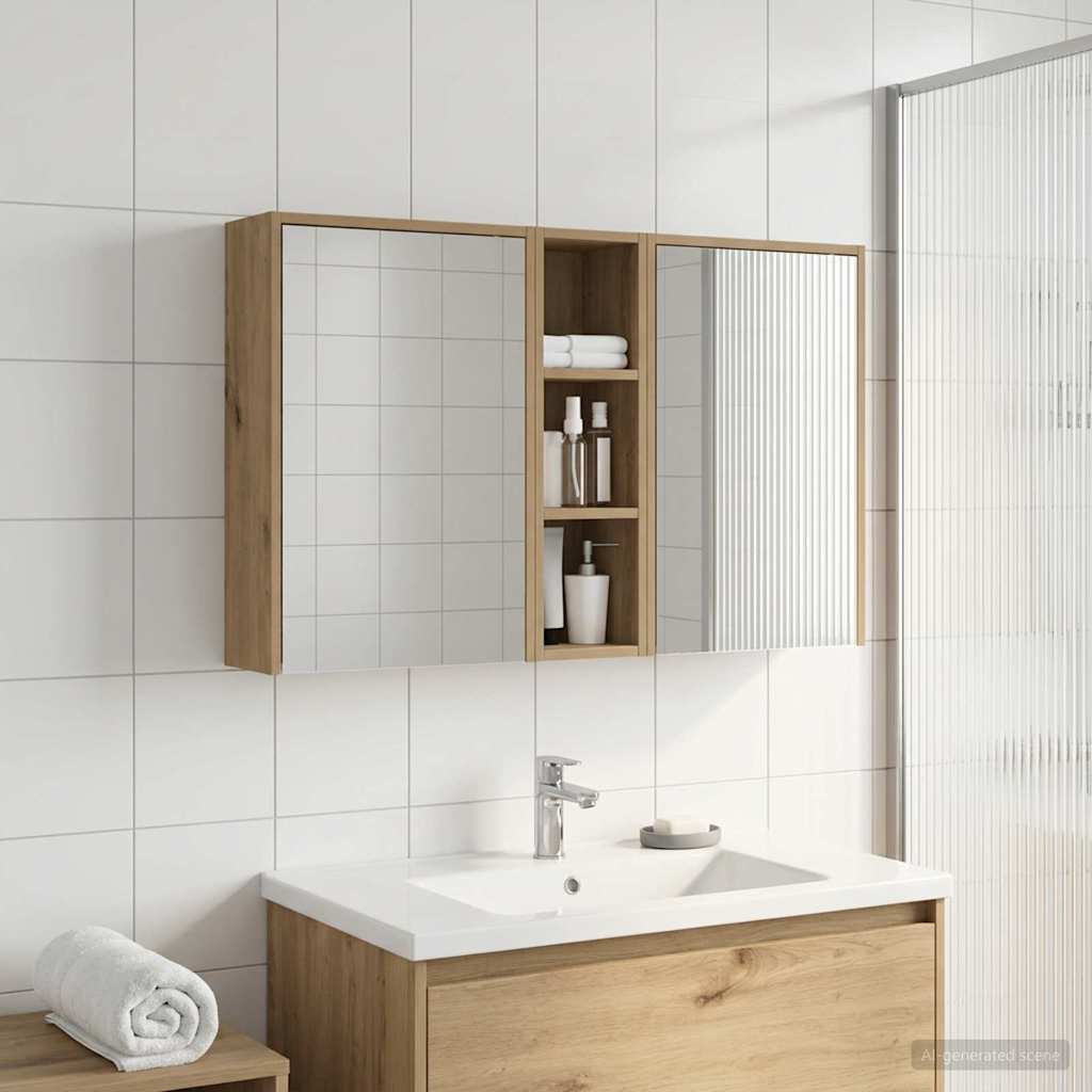 Vonios spintos komplektas 3 pcs 106 x 16 x 62,5 cm