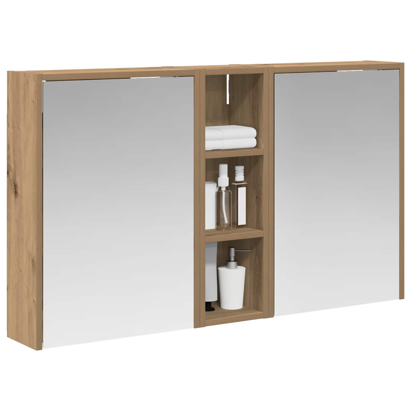 Vonios spintos komplektas 3 pcs 106 x 16 x 62,5 cm