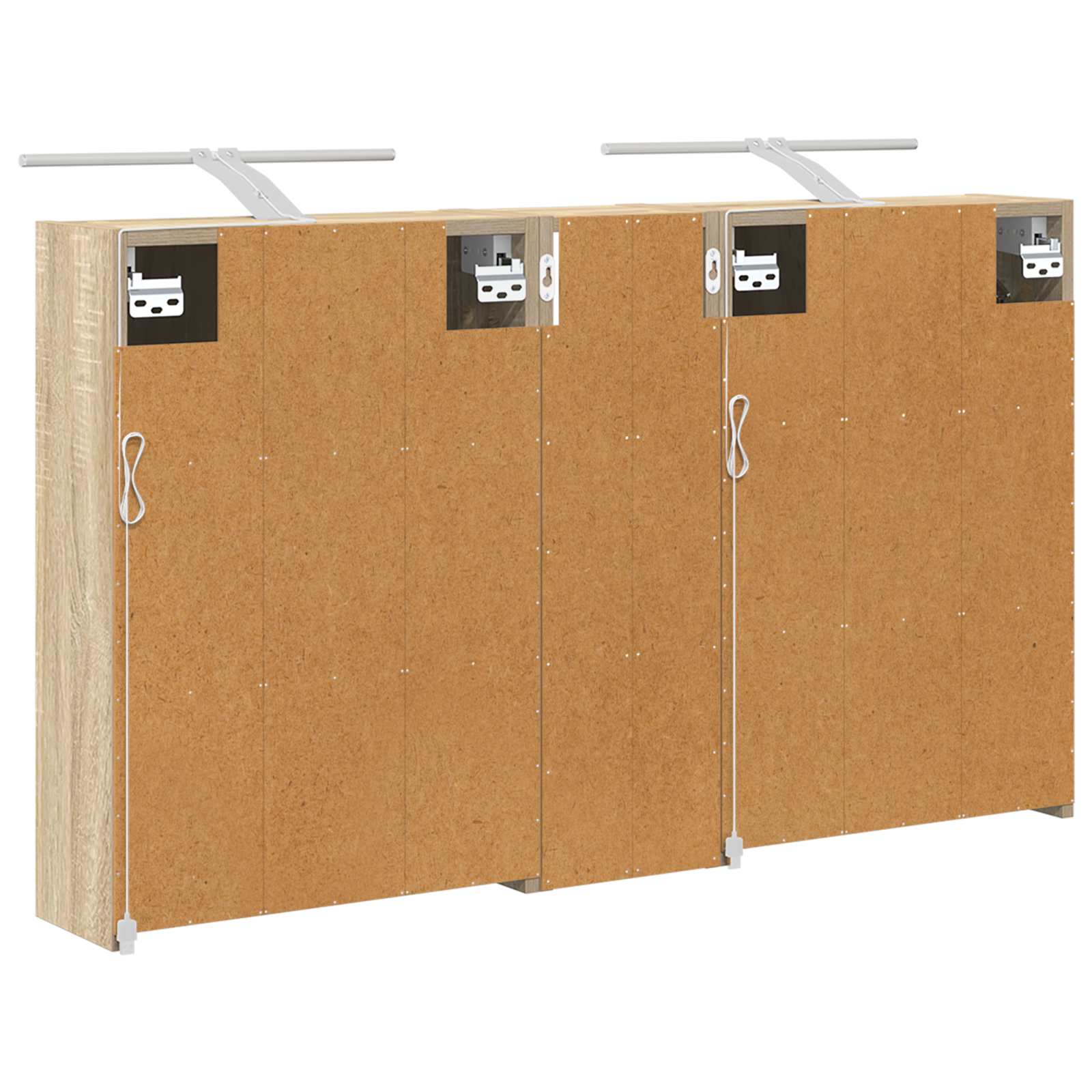 Vonios spintos komplektas 3 pcs 106 x 16 x 62,5 cm